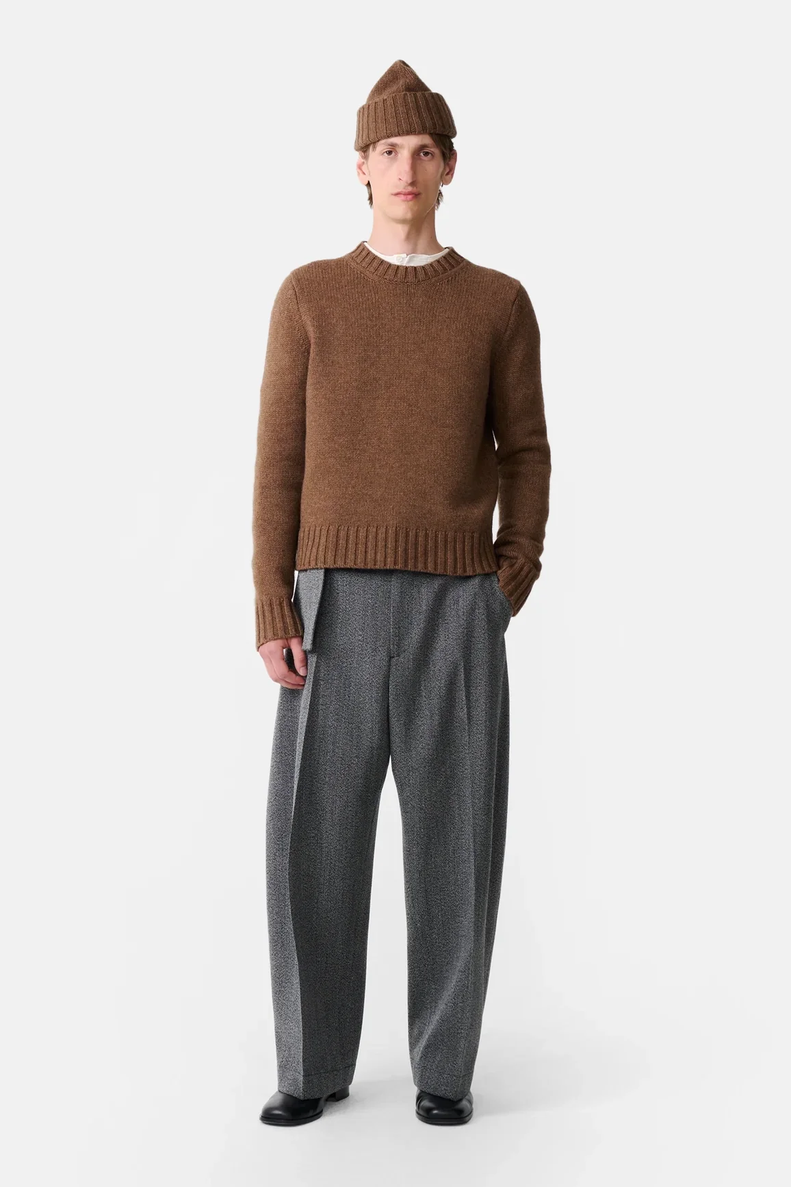 Caramel Cree Knit Crewneck - Image 3