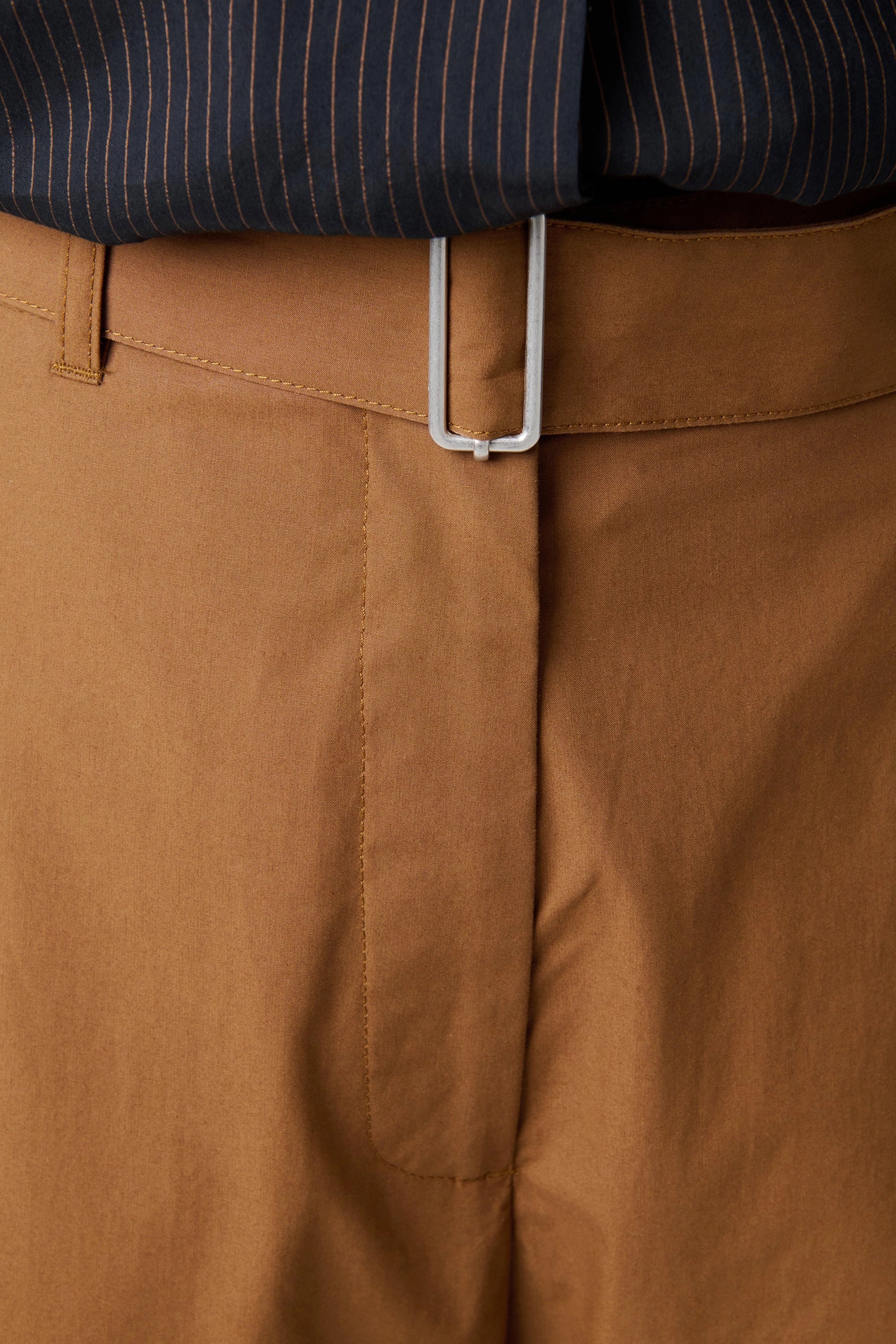 Almond Doring Cotton Pant - Image 3