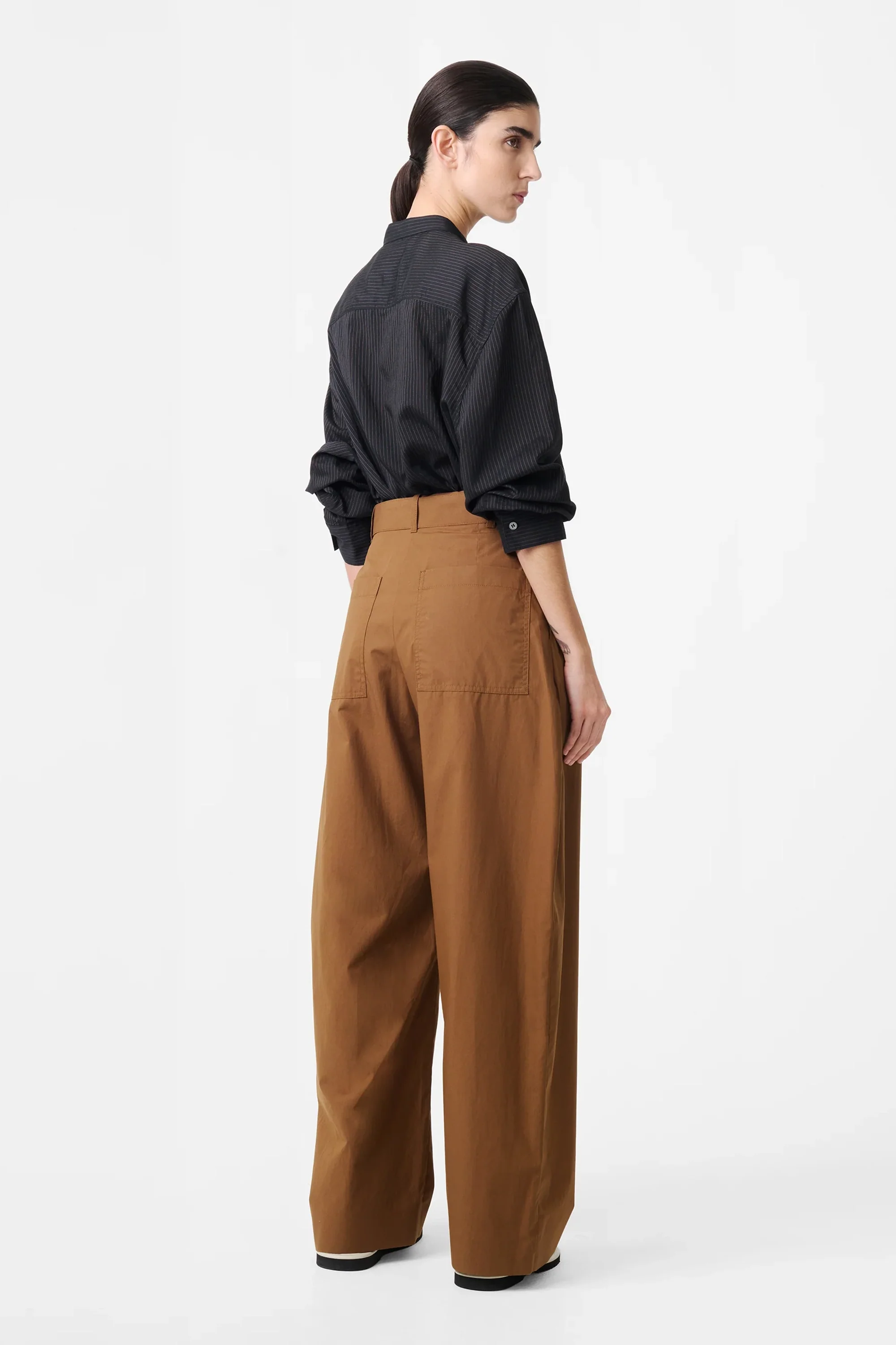 Almond Doring Cotton Pant - Image 4