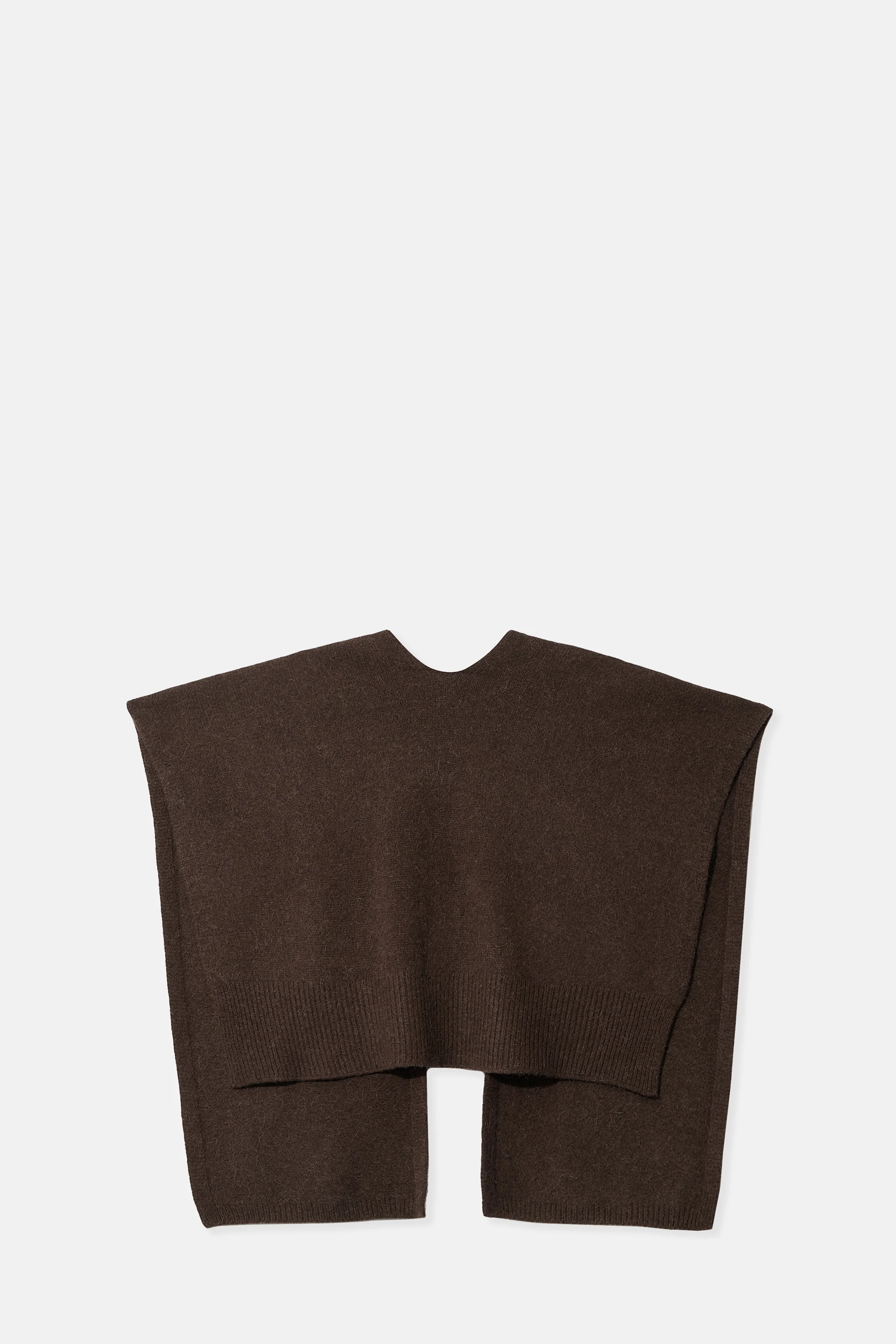Brown Alpaca Muffler - Image 2