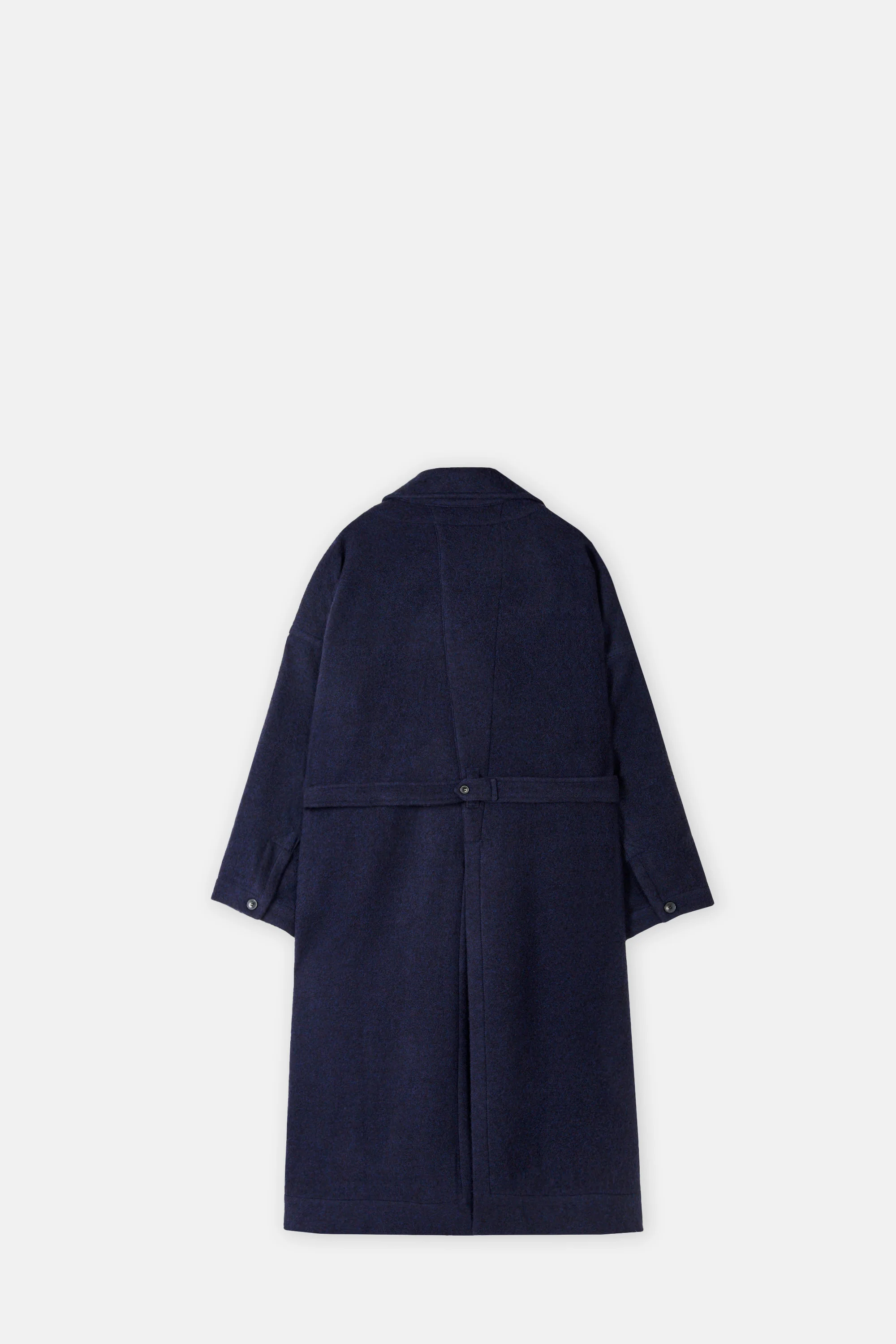 Midnight Alpaca Wool Coat - Image 3