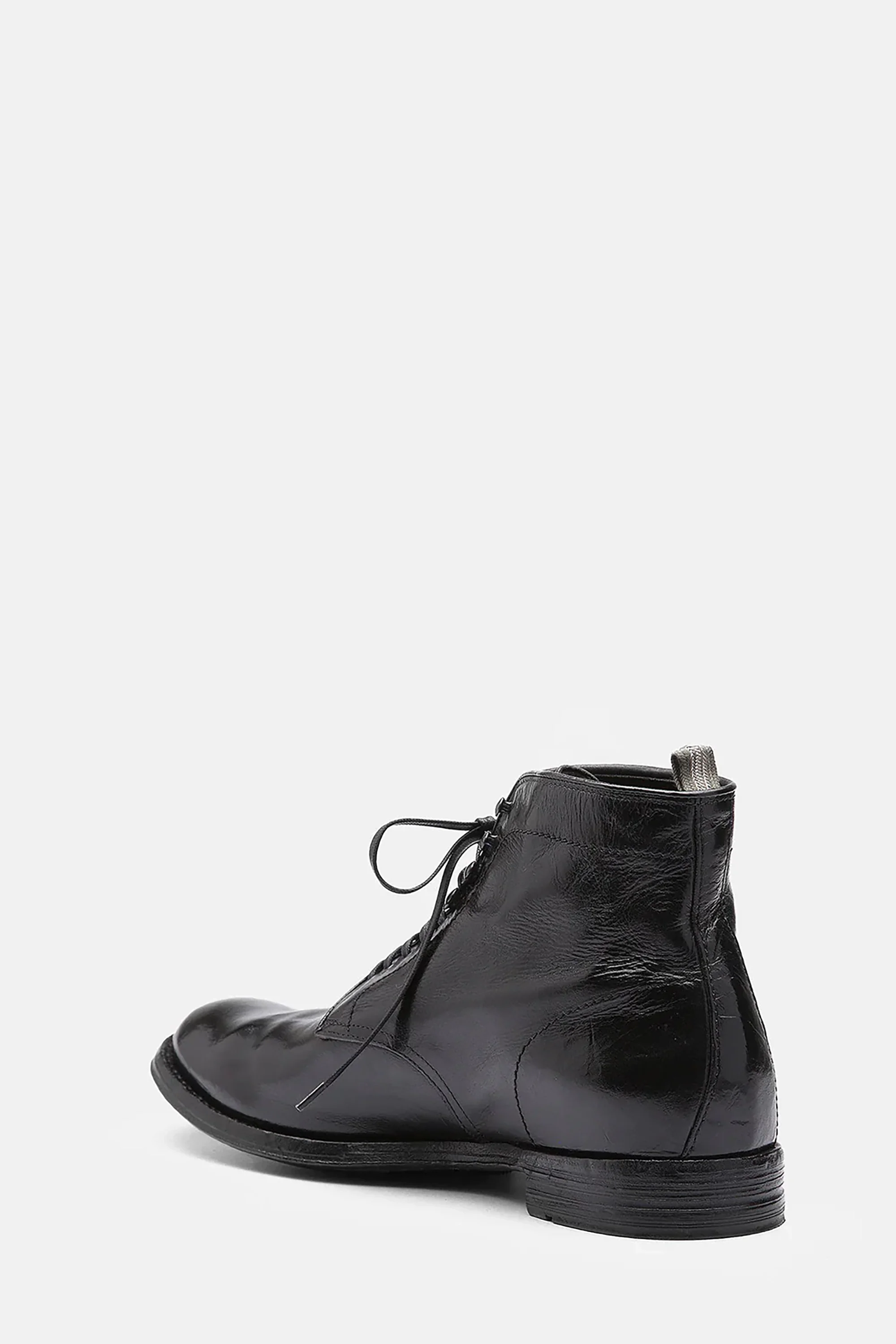Black Leather Anatomia Ankle Boots - Image 3