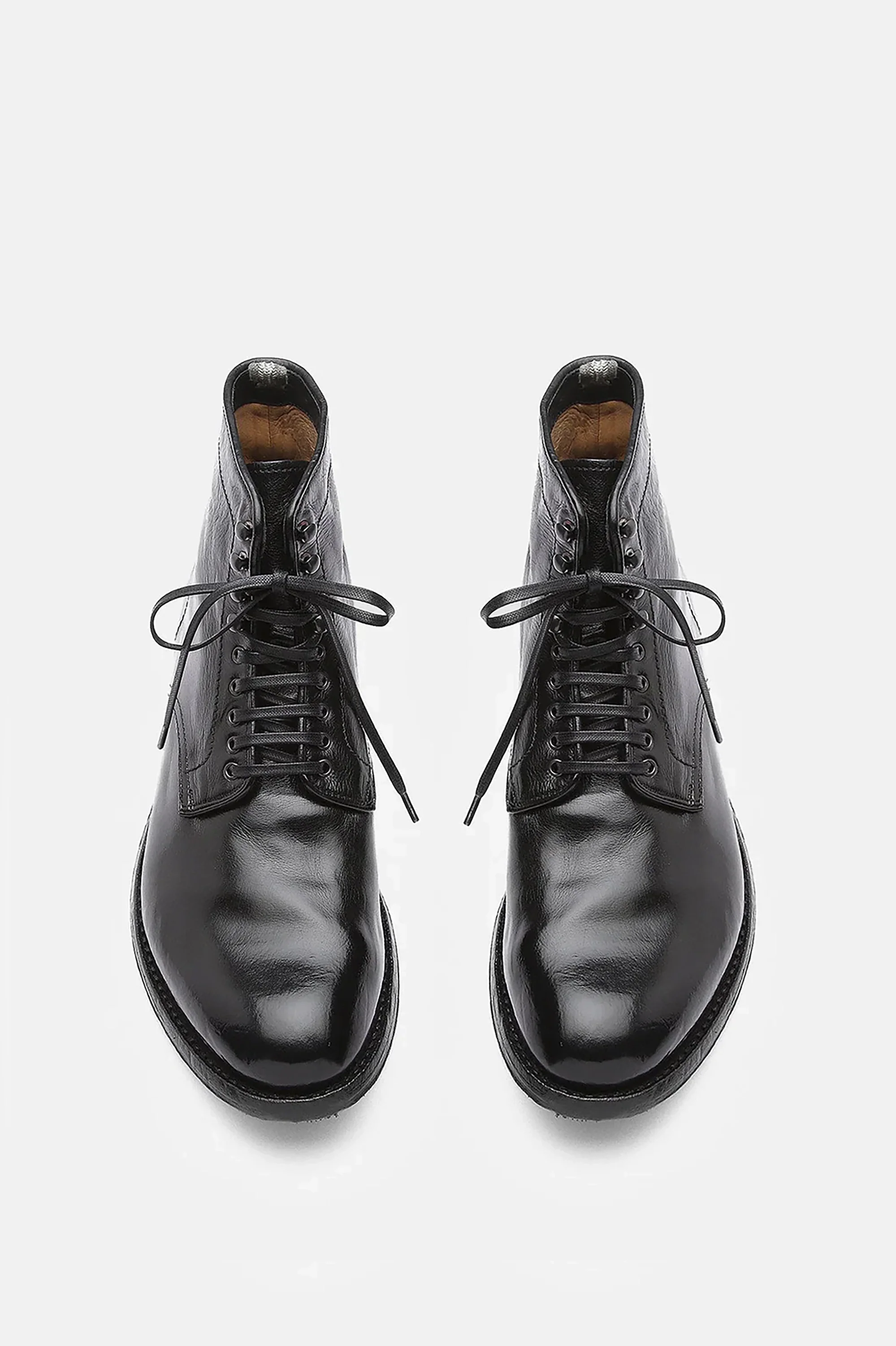 Black Leather Anatomia Ankle Boots - Image 4