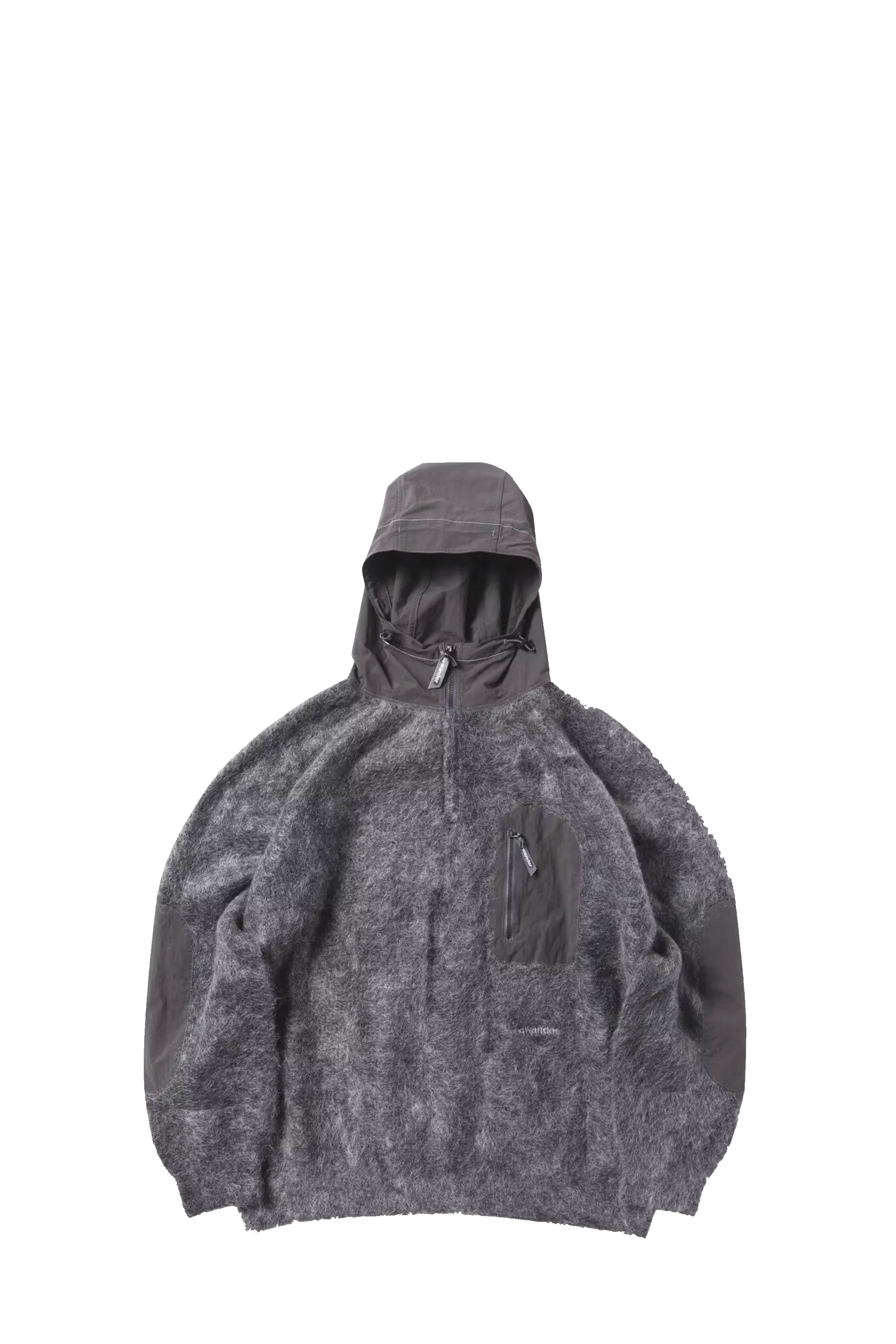 Mohair Wool Knit Hoodie - Image 3