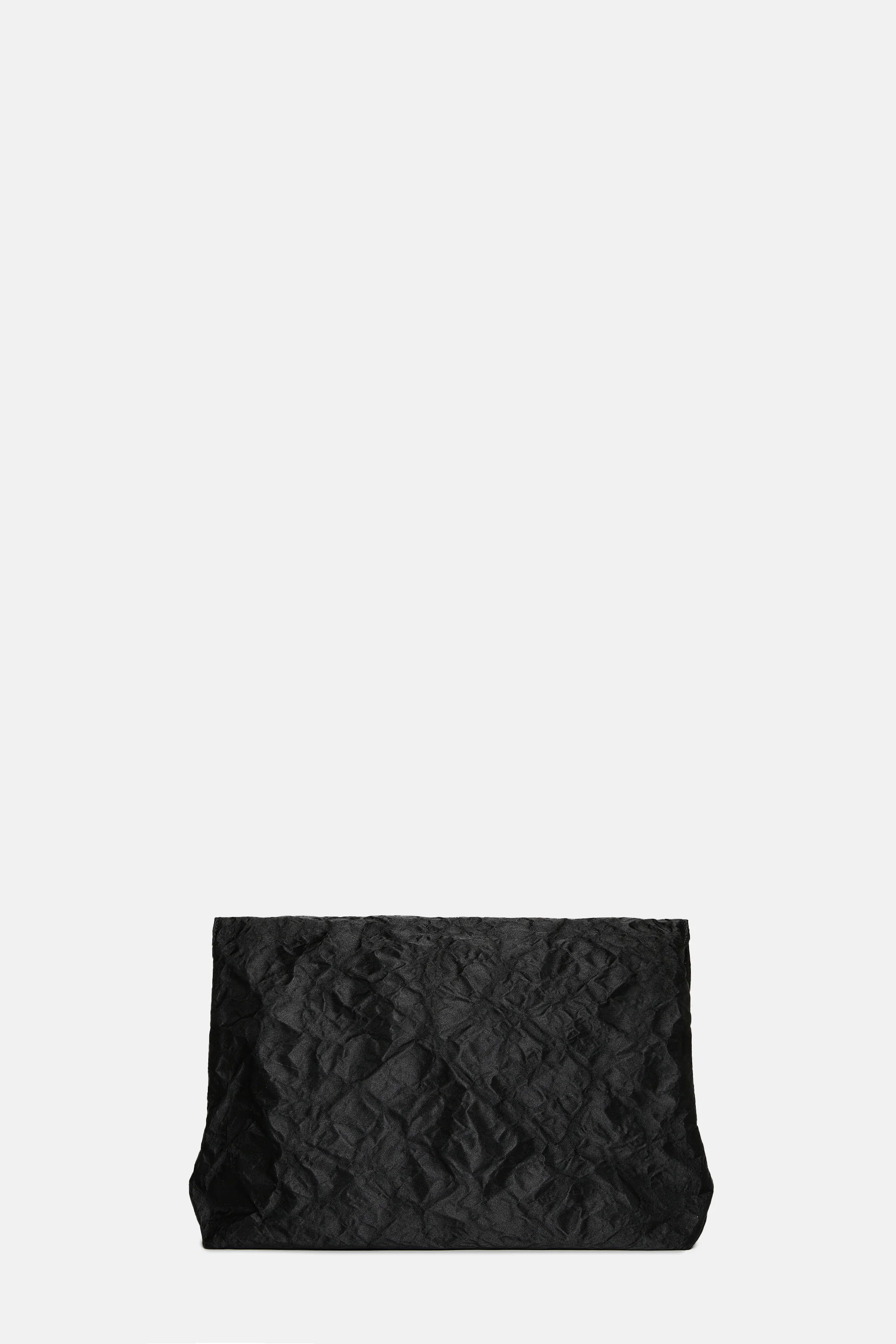 Black Satin Knot Bag - Image 2
