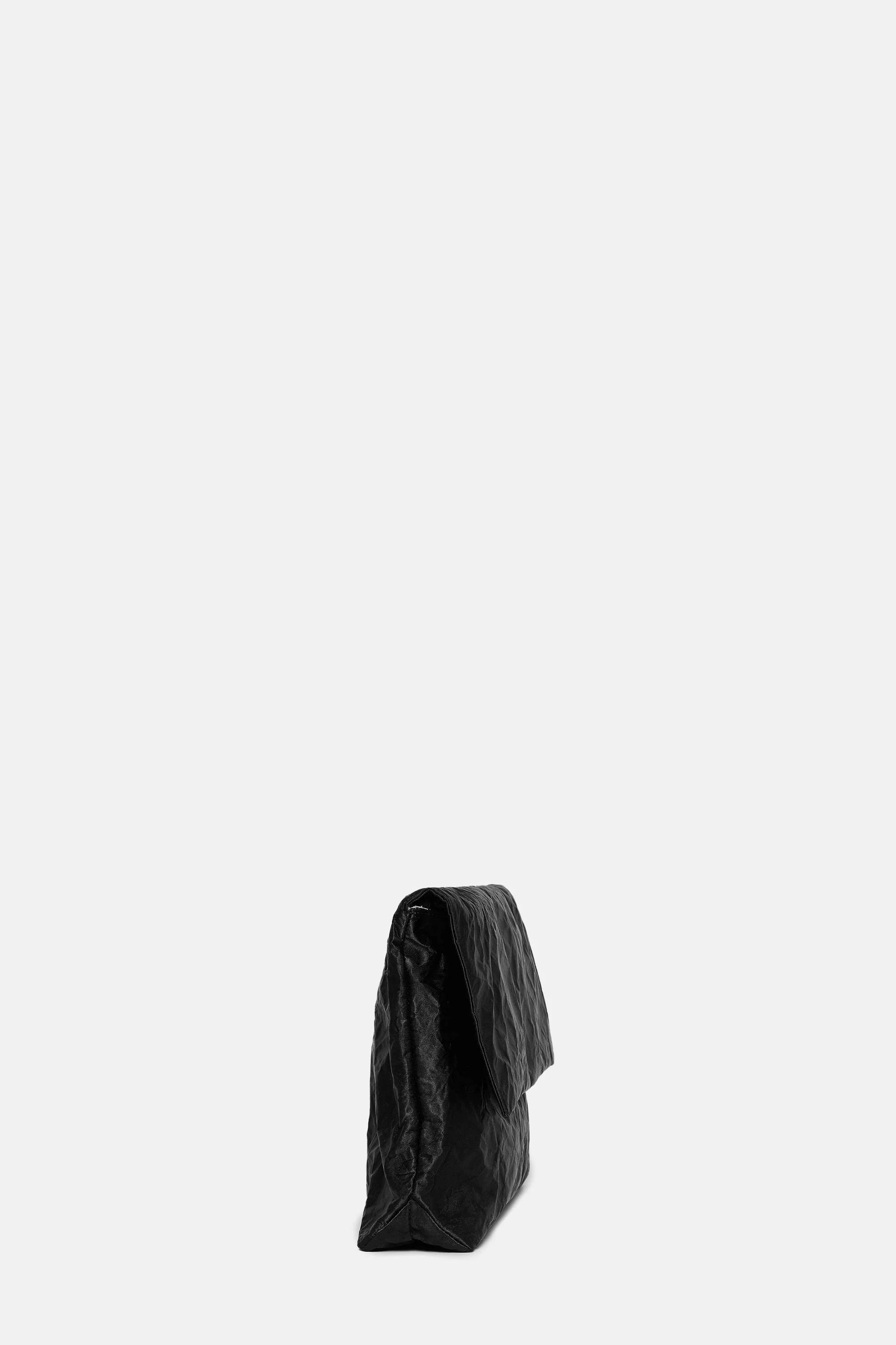 Black Satin Knot Bag - Image 3