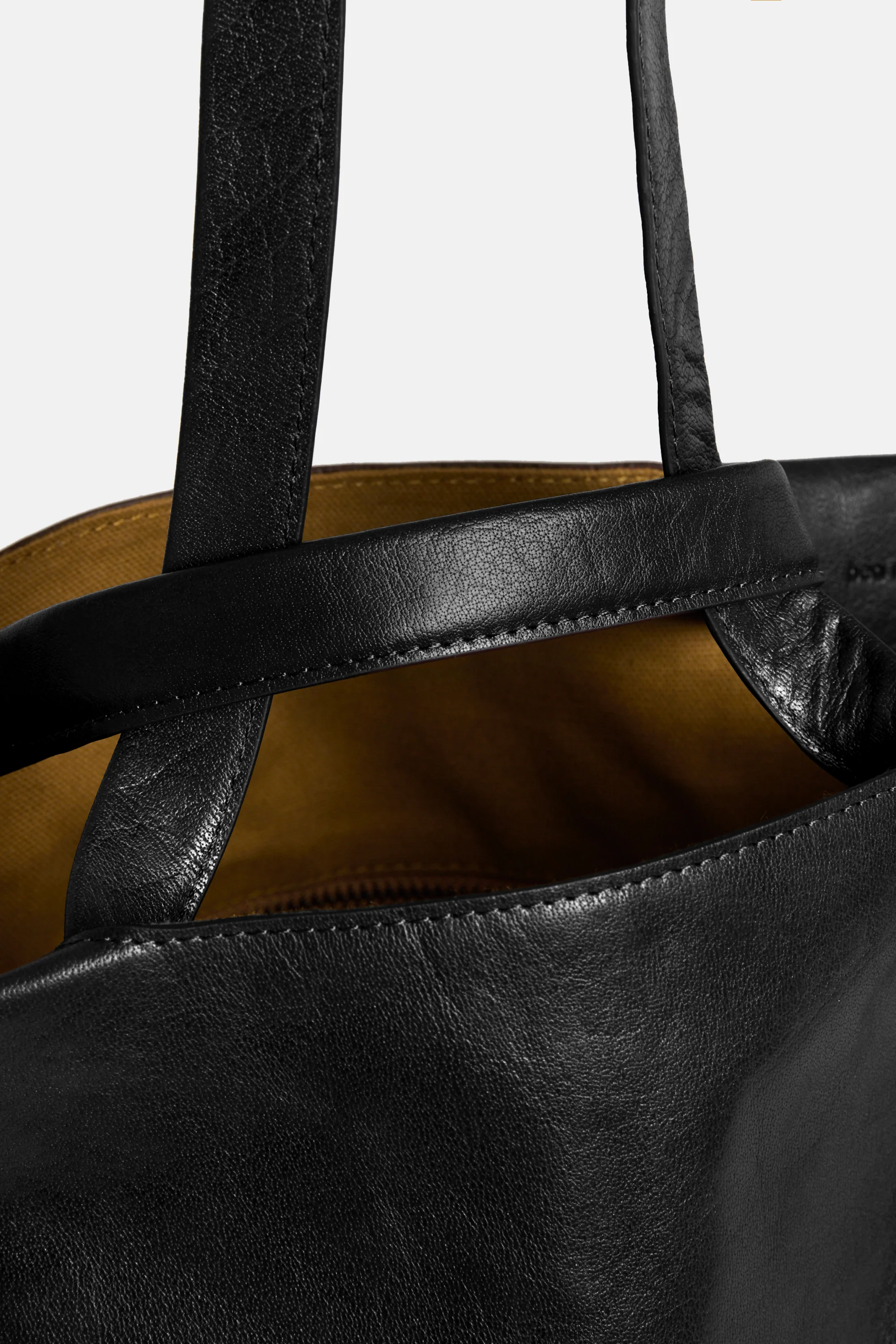 Black Shopper Eastwest Tumbled - Image 5