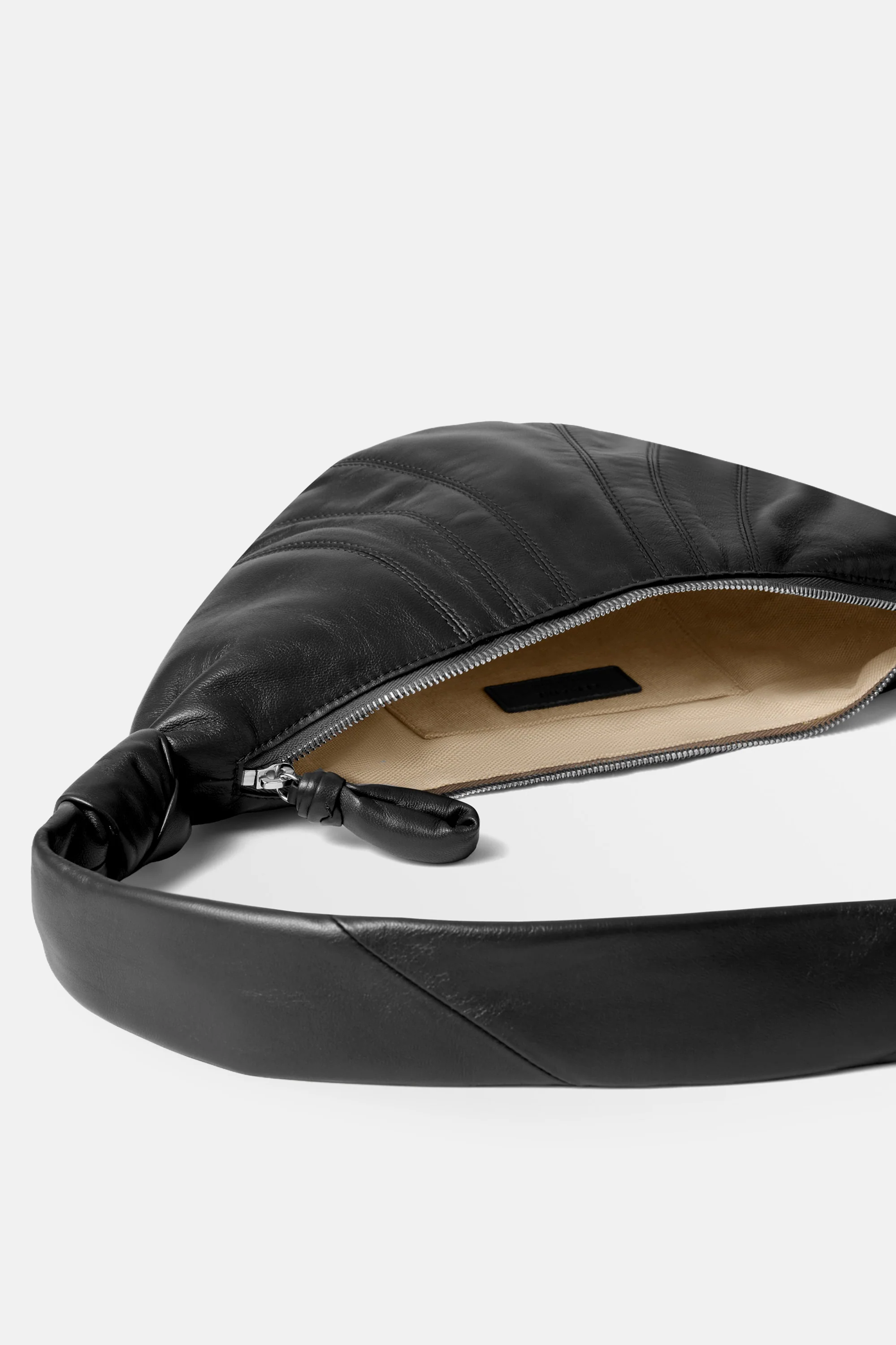 Black Small Croissant Bag - Image 3
