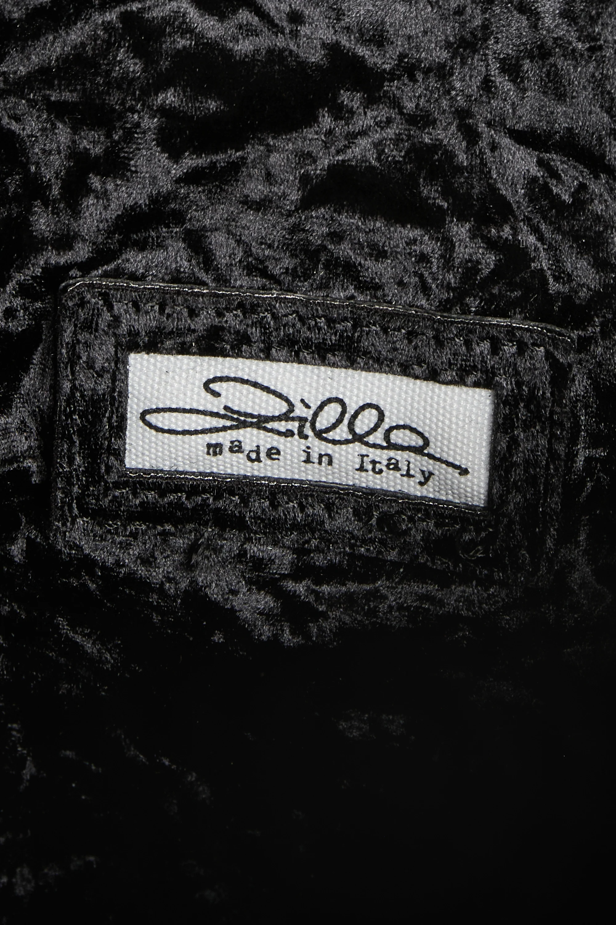 Black Velvet Big Long Bag - Image 6