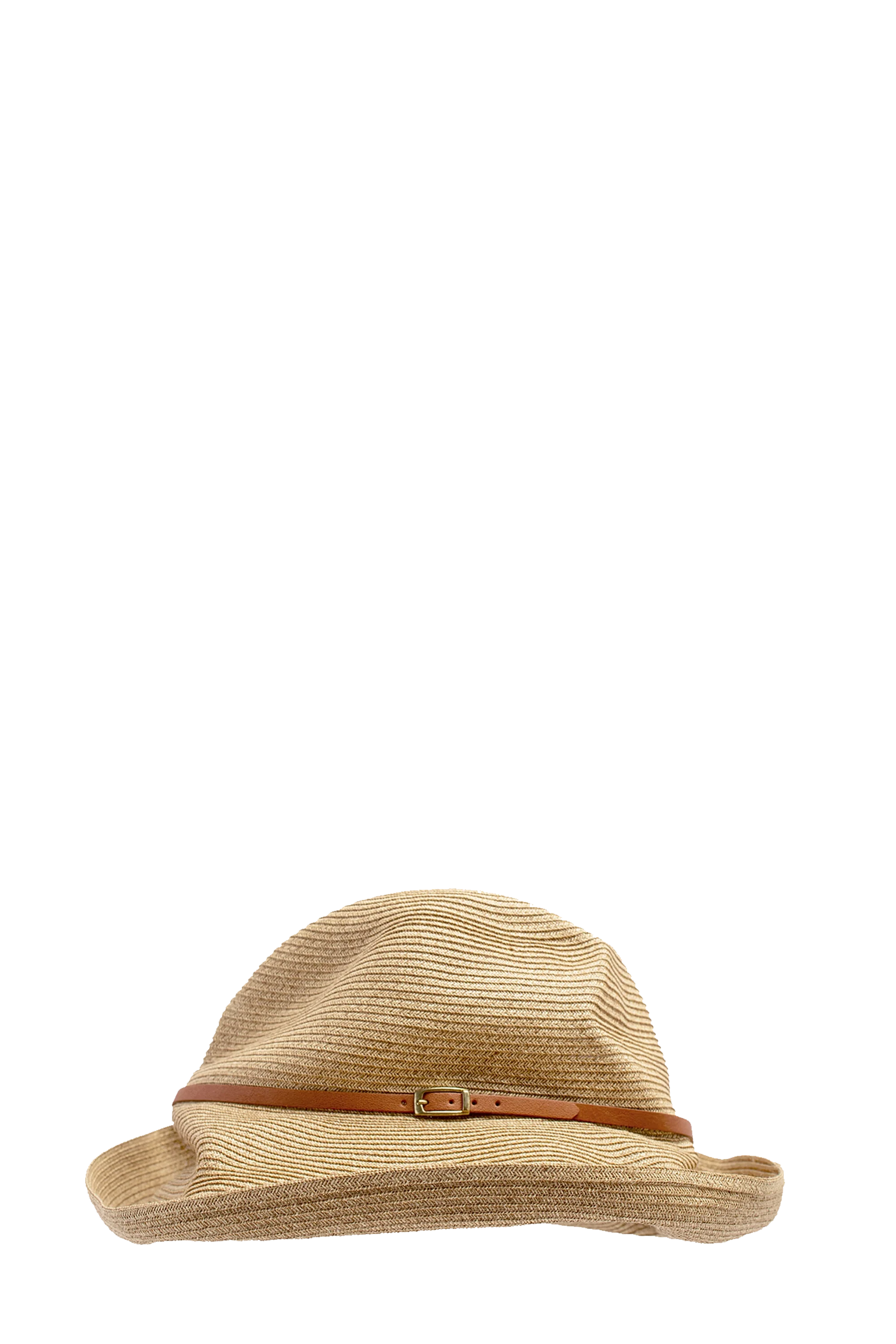 Boxed Hat 11Cm Brim Leather