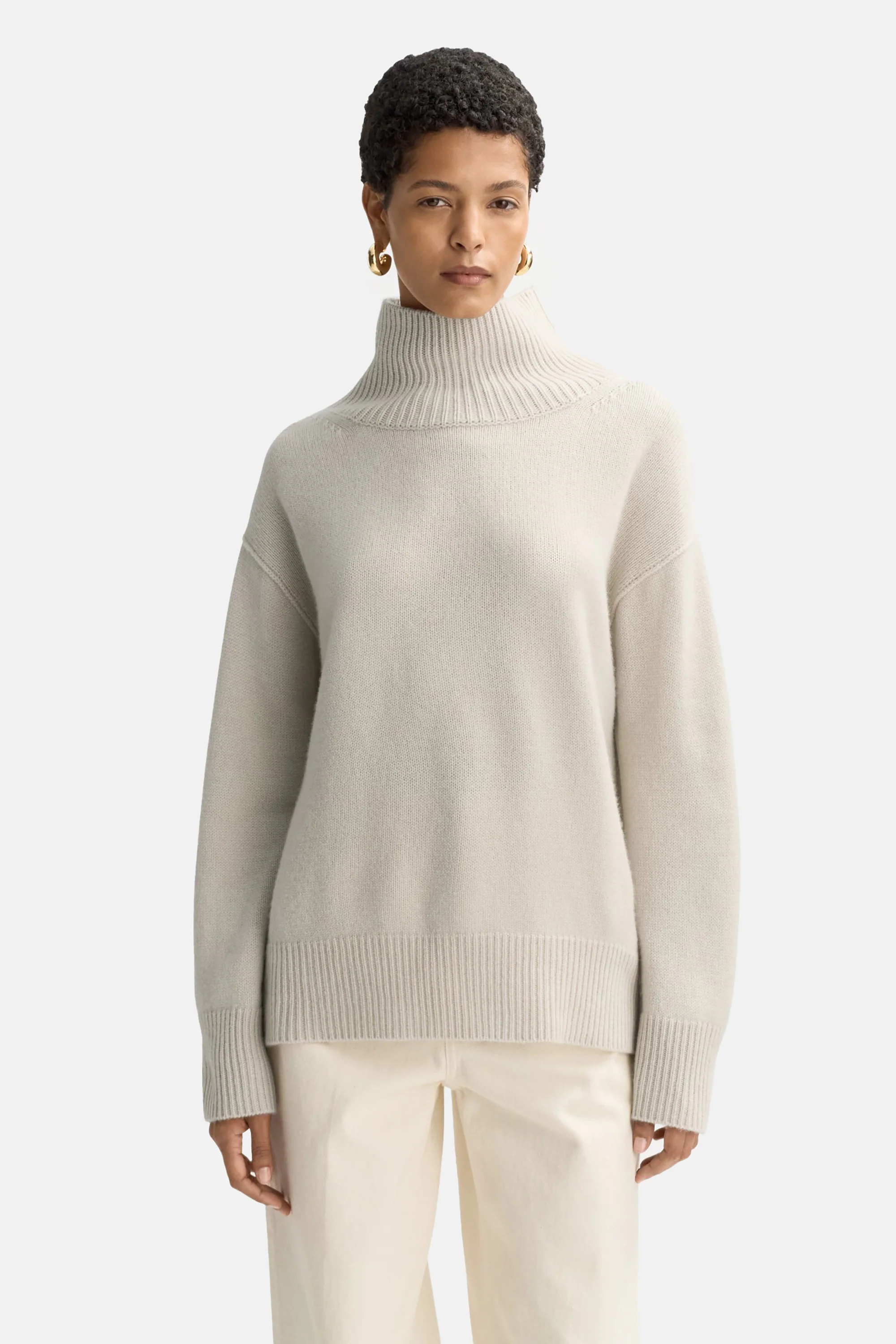 Chalk Boyfriend Turtleneck - Image 2