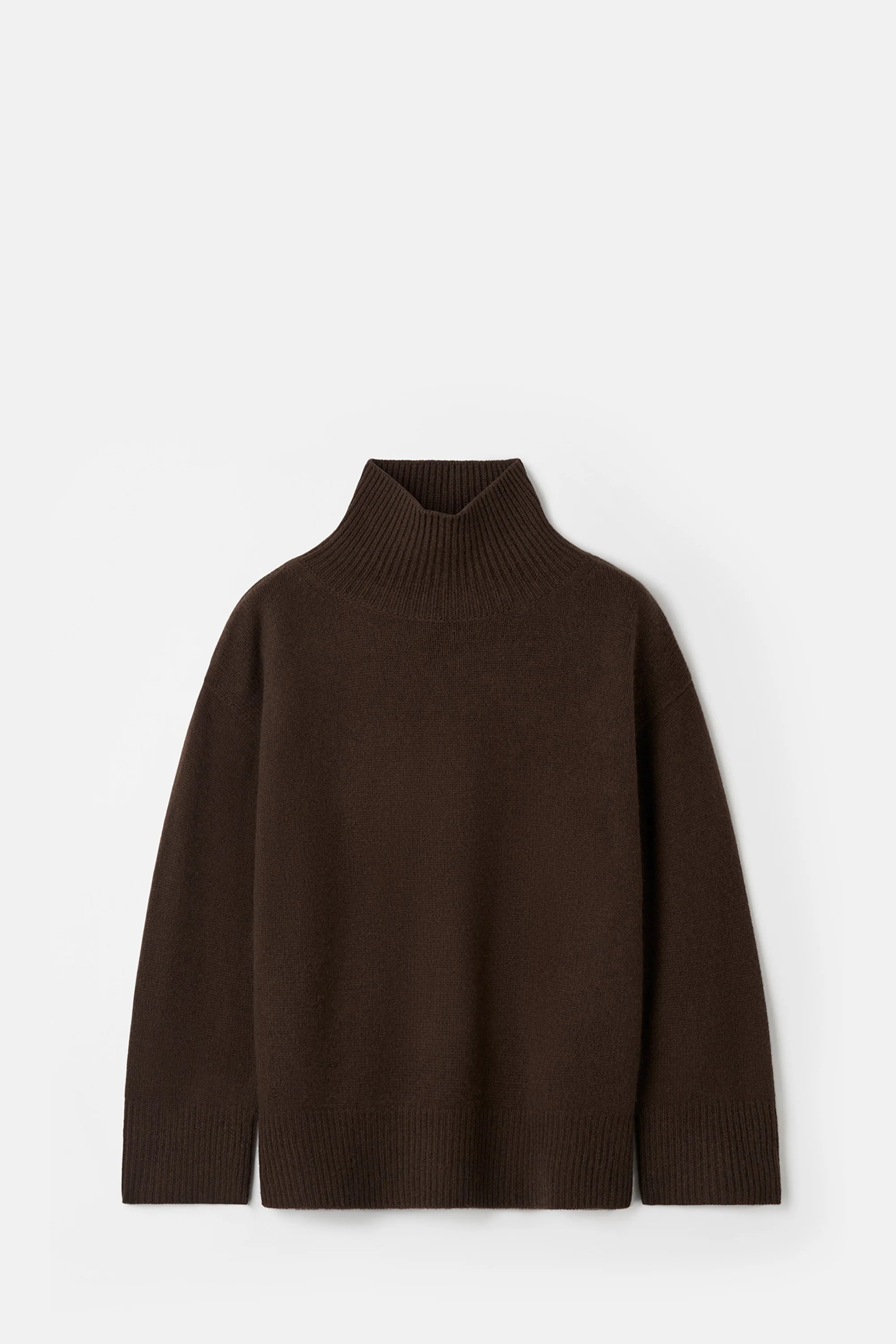 Mocha Boyfriend Turtleneck