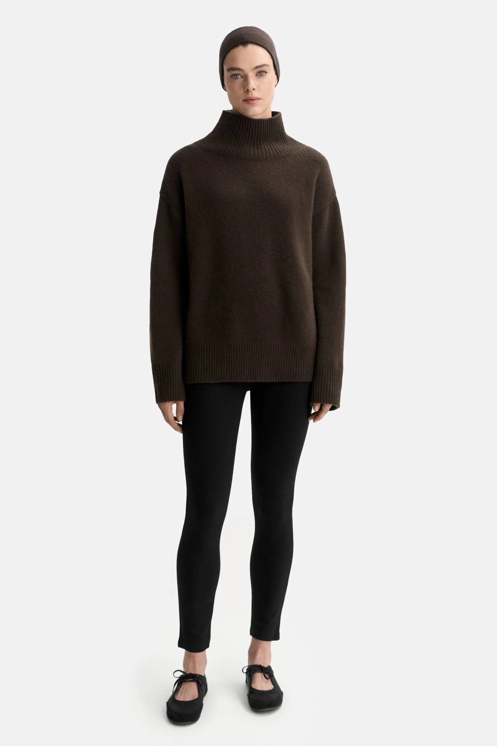 Mocha Boyfriend Turtleneck - Image 2