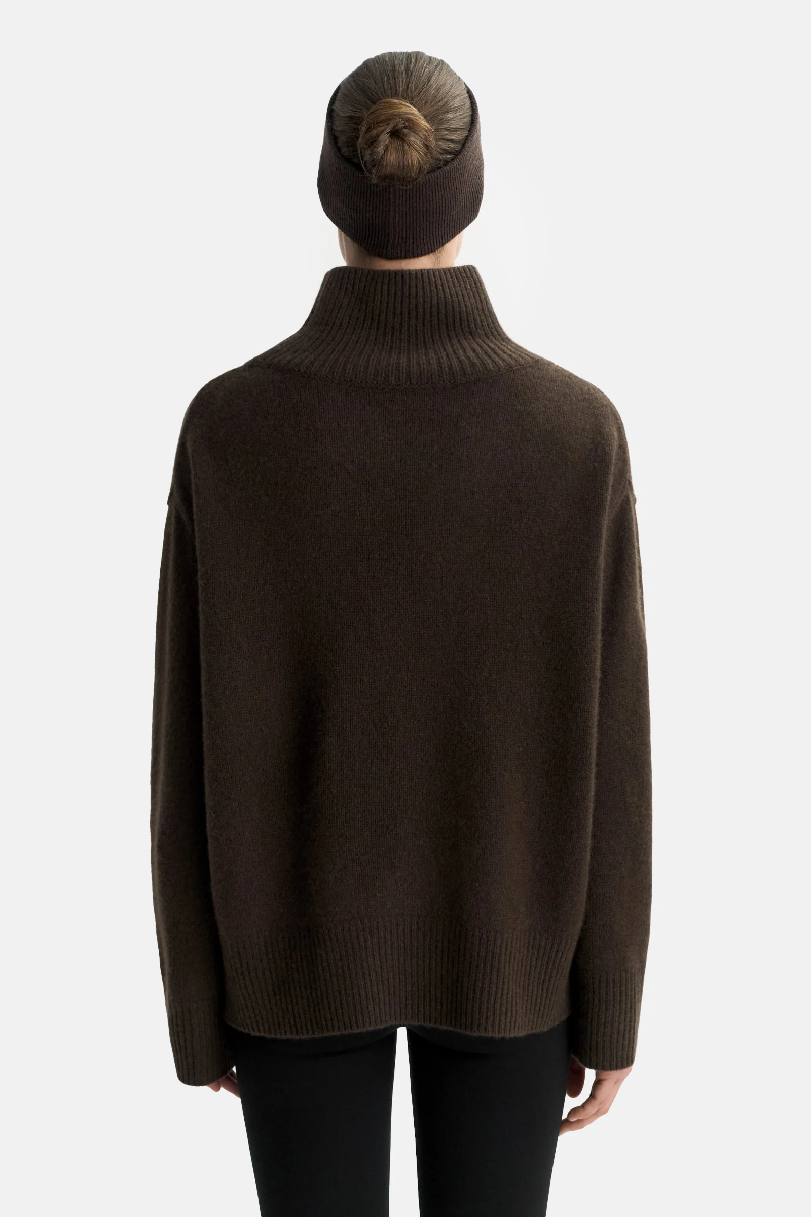 Mocha Boyfriend Turtleneck - Image 4