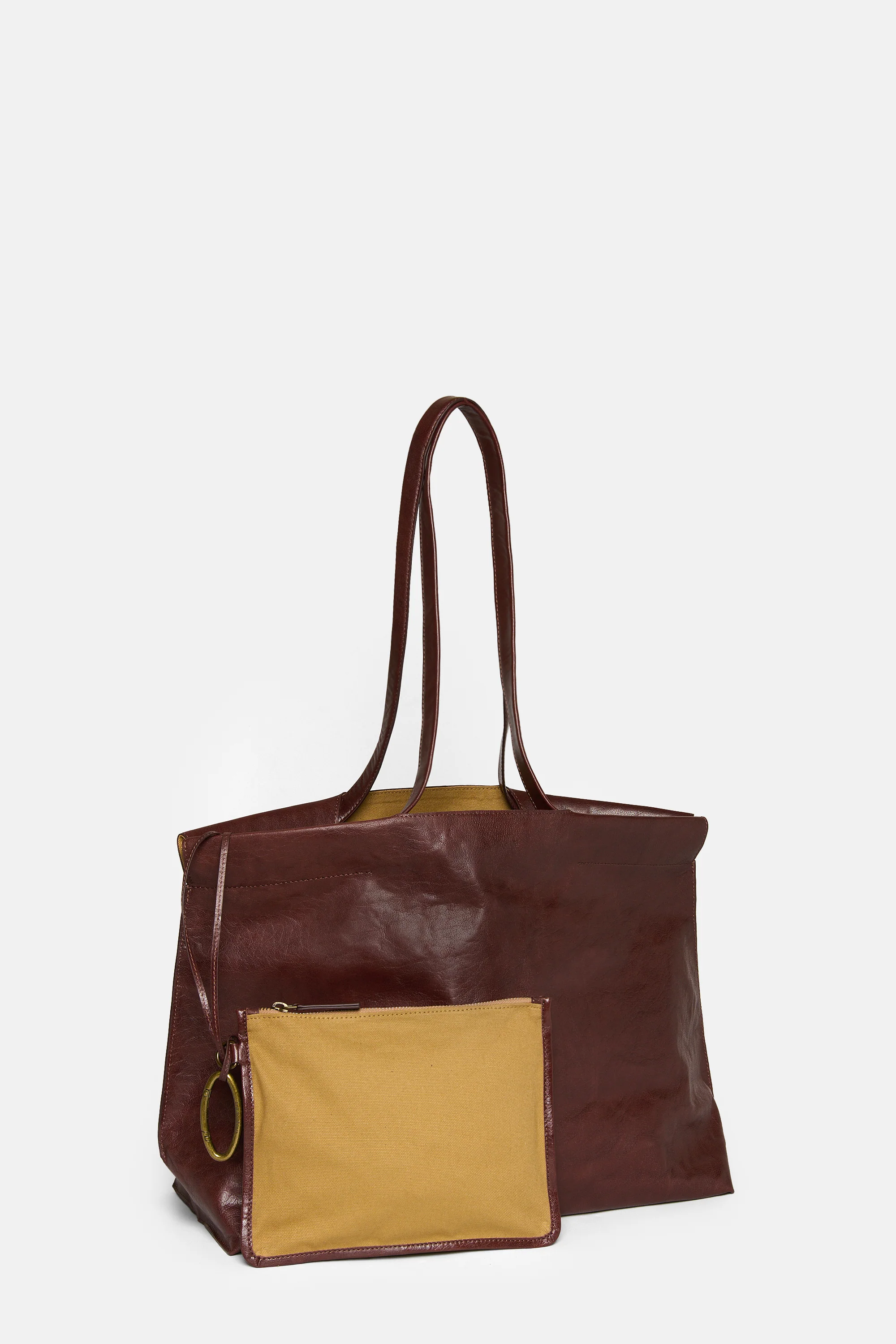 Brown Shopper Eastwest Tumbled - Image 3