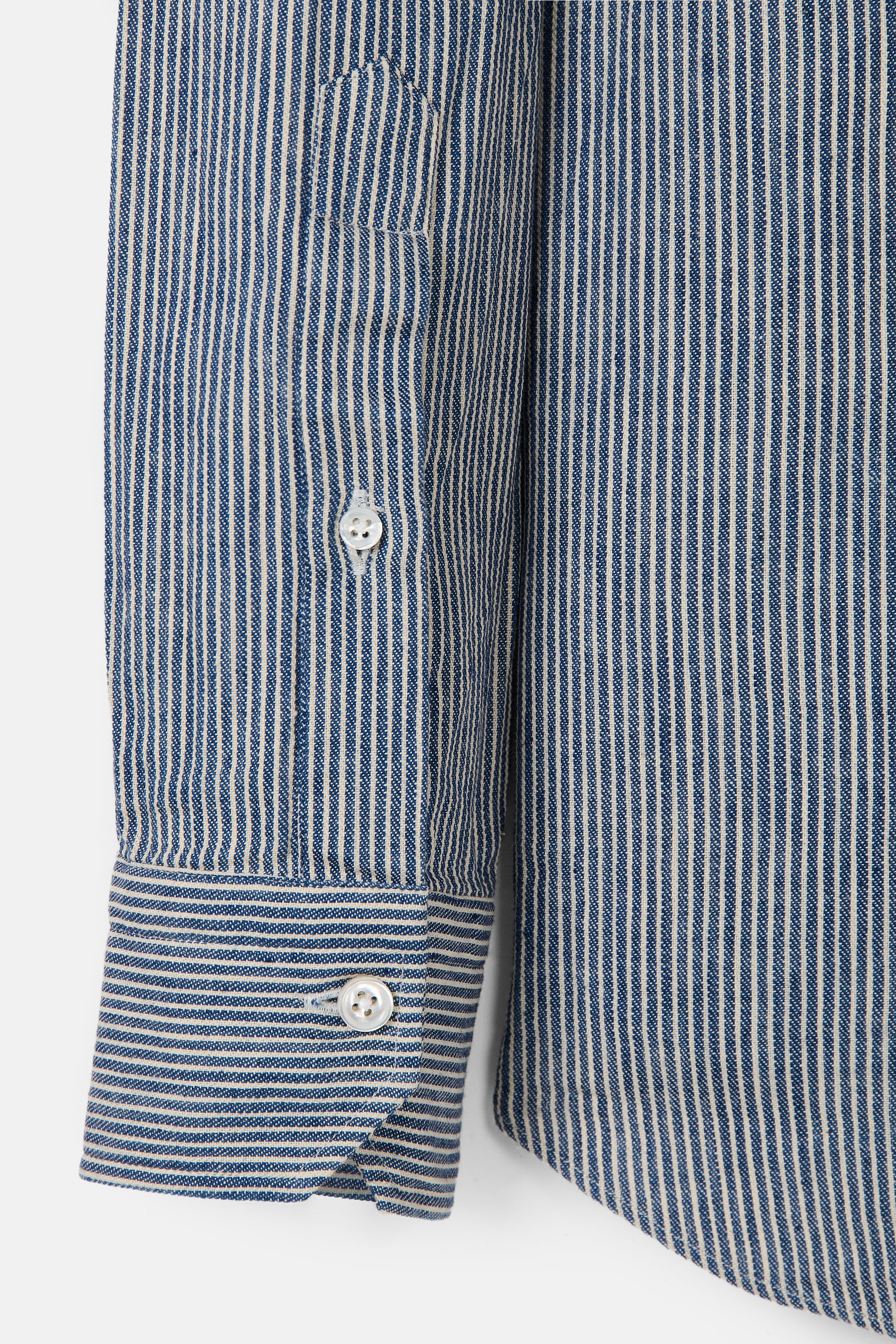 Striped Cotton Shirt - Image 4