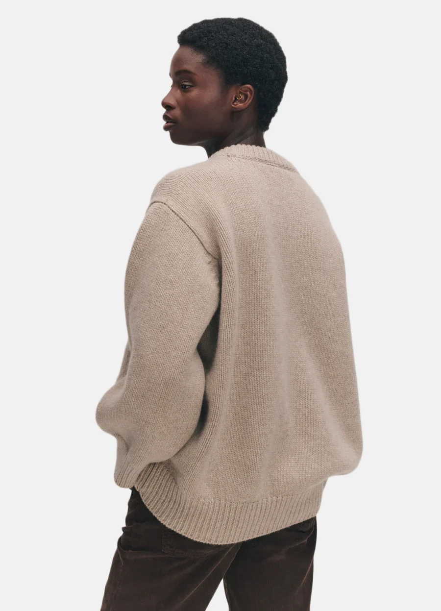 Oat Caragh Chunky Crewneck - Image 3