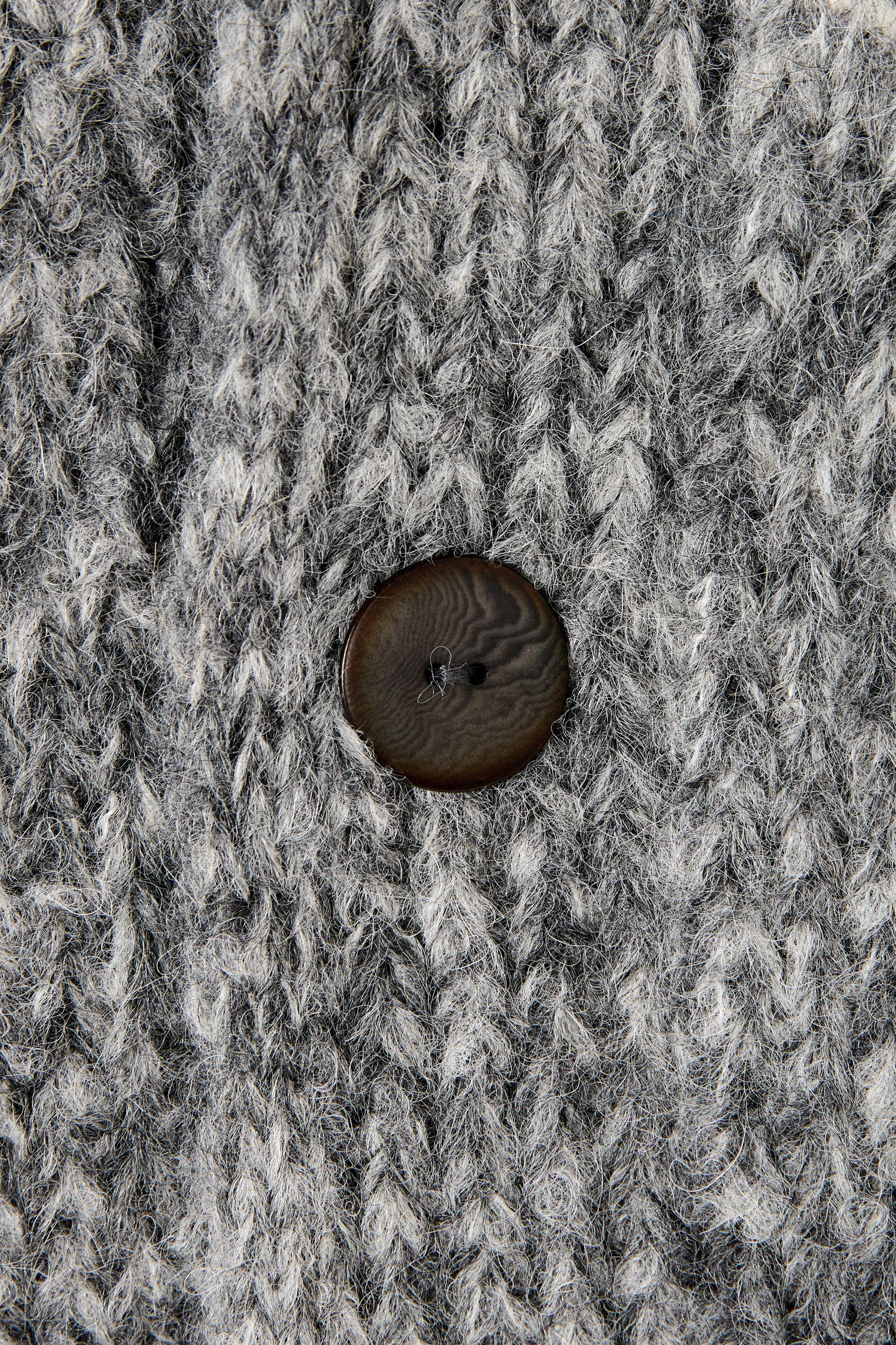 Cardigan 3 Buttons Fairisle V Neck - Image 5