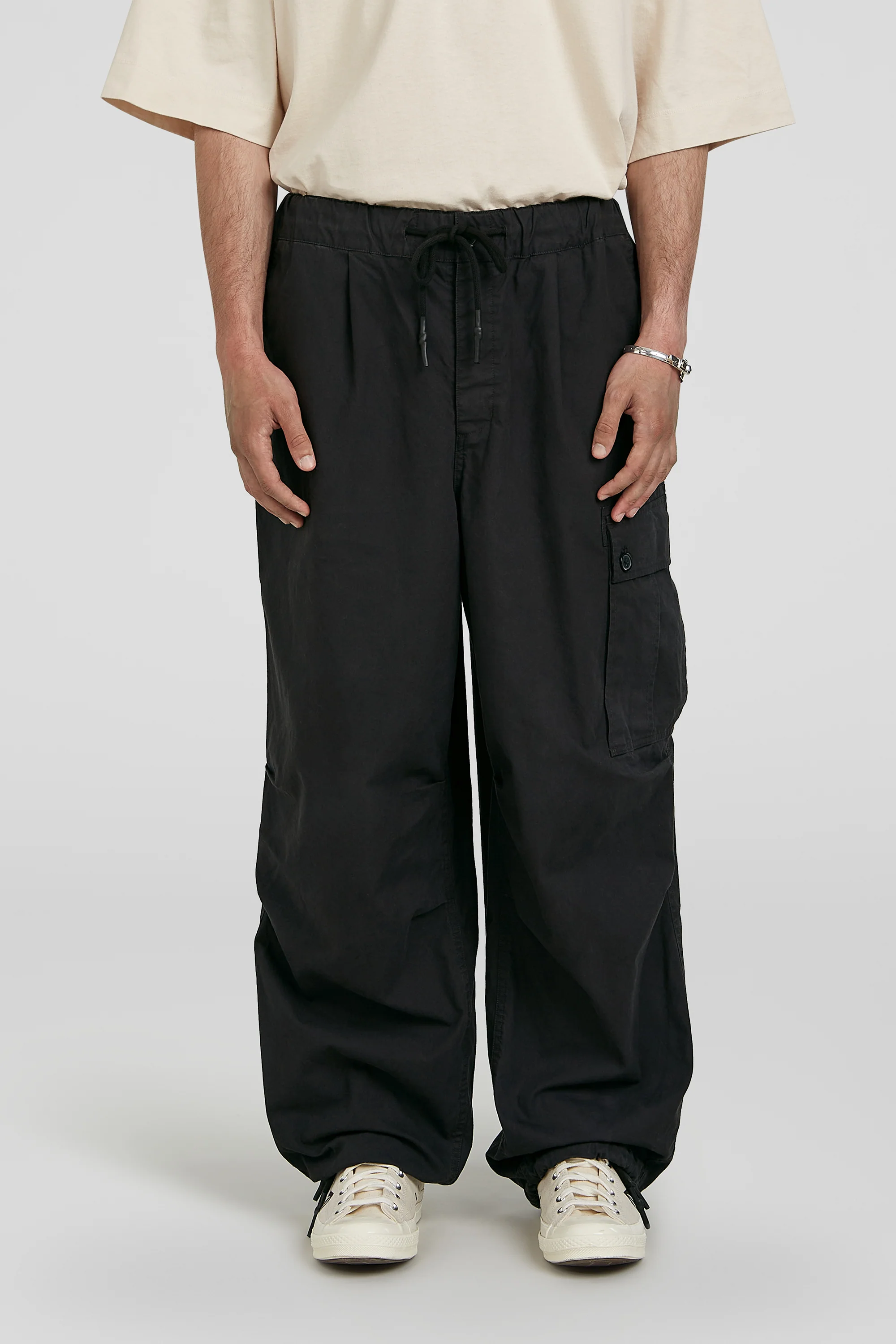 Black Cargo Pants - Image 6