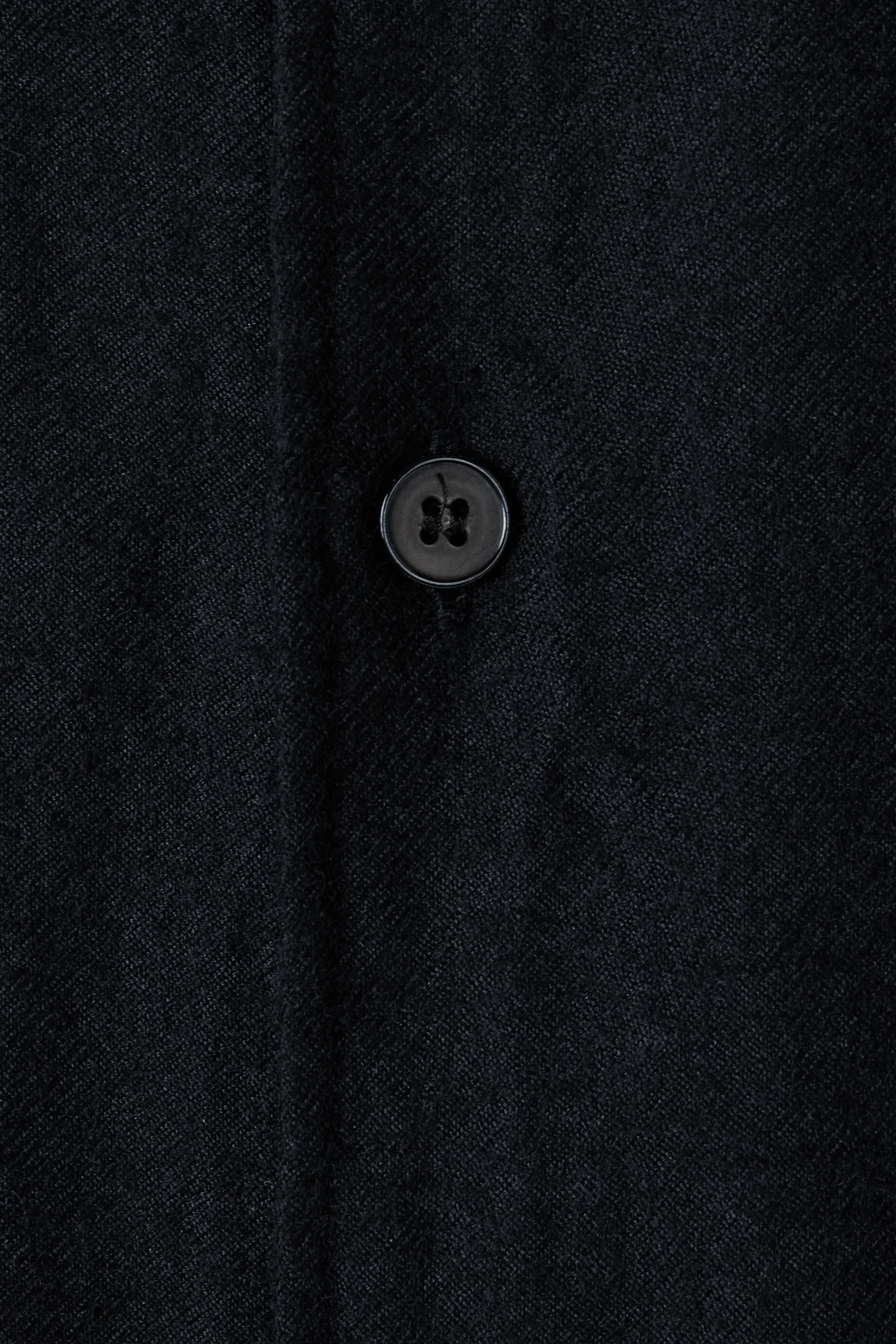 Navy Cashmere Silk Shirt - Image 6