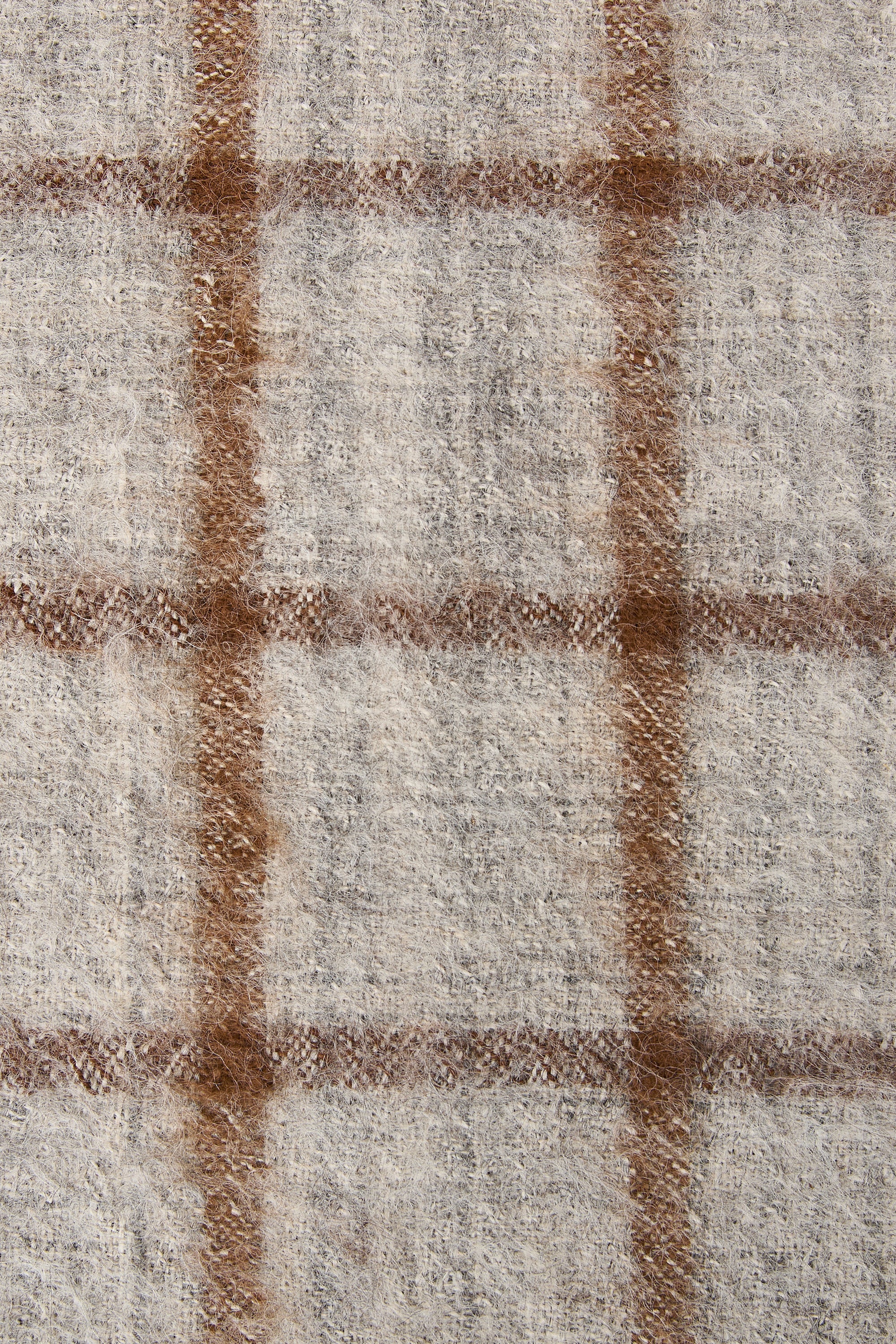 Checks Throw Plaid With Fringes - Image 6