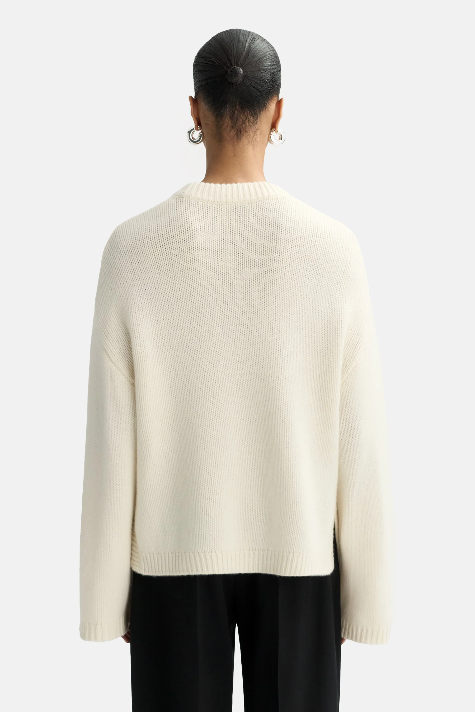 Feather White Chunky Crewneck - Image 4