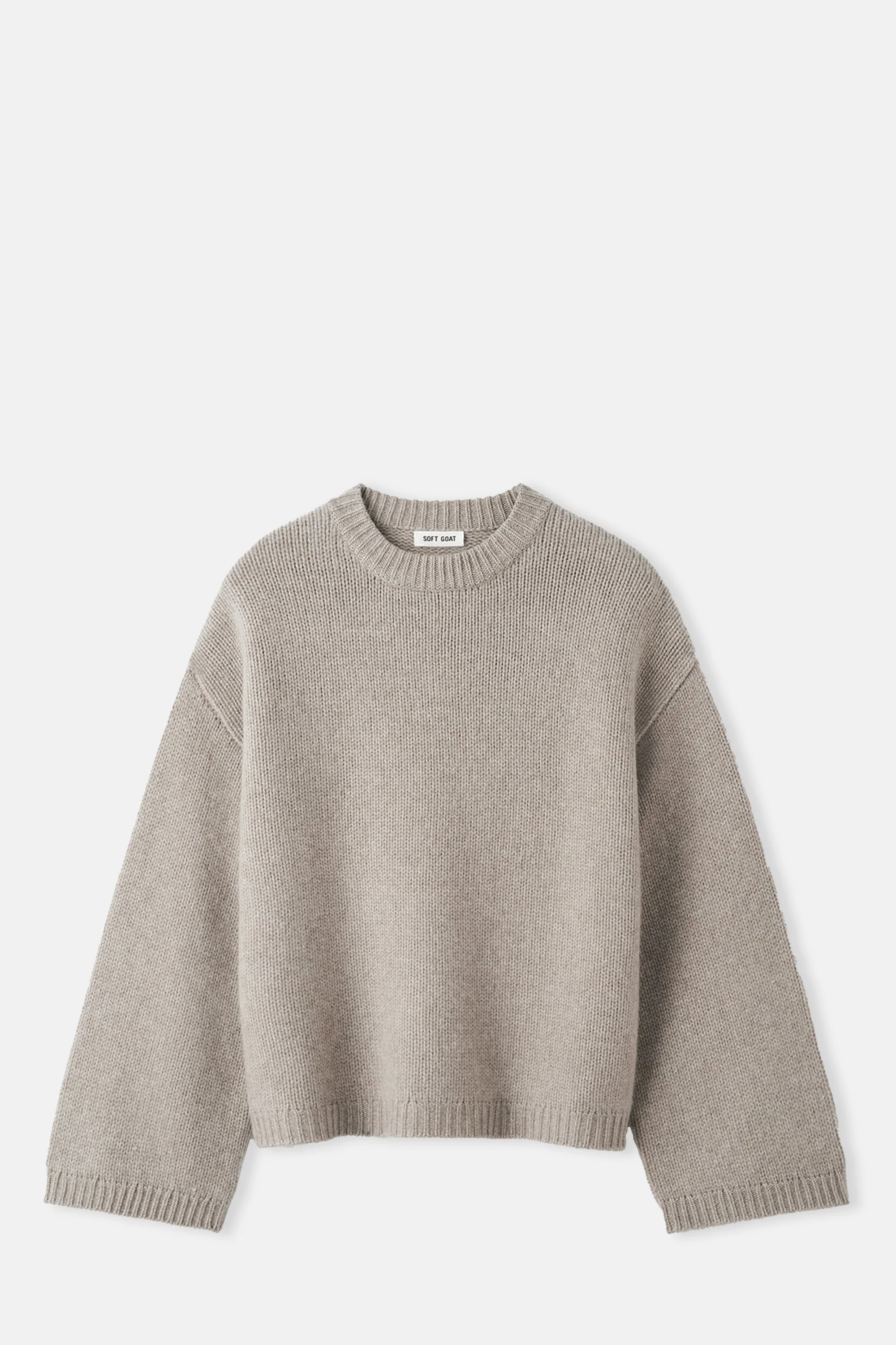 Greige Chunky Crewneck