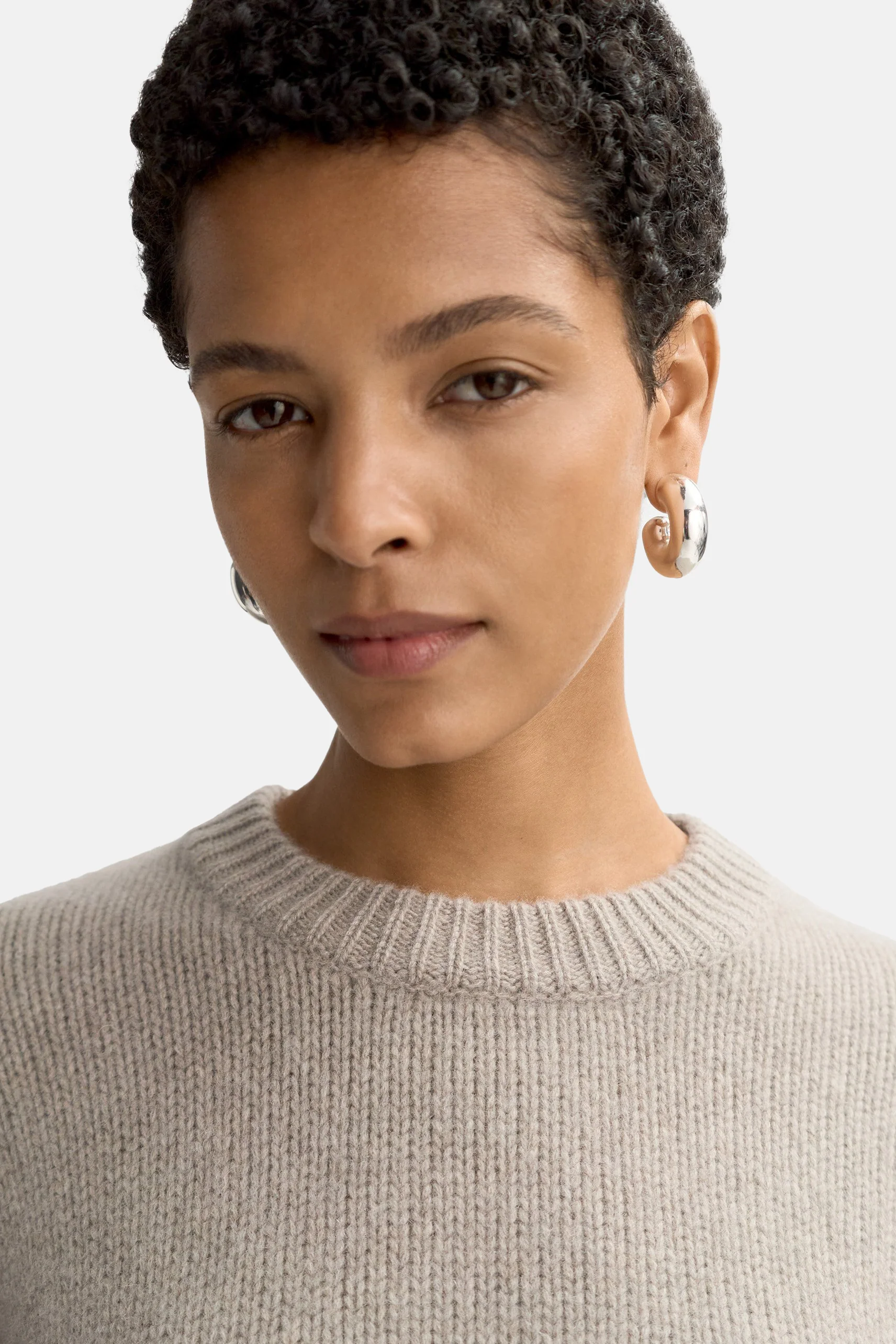 Greige Chunky Crewneck - Image 3
