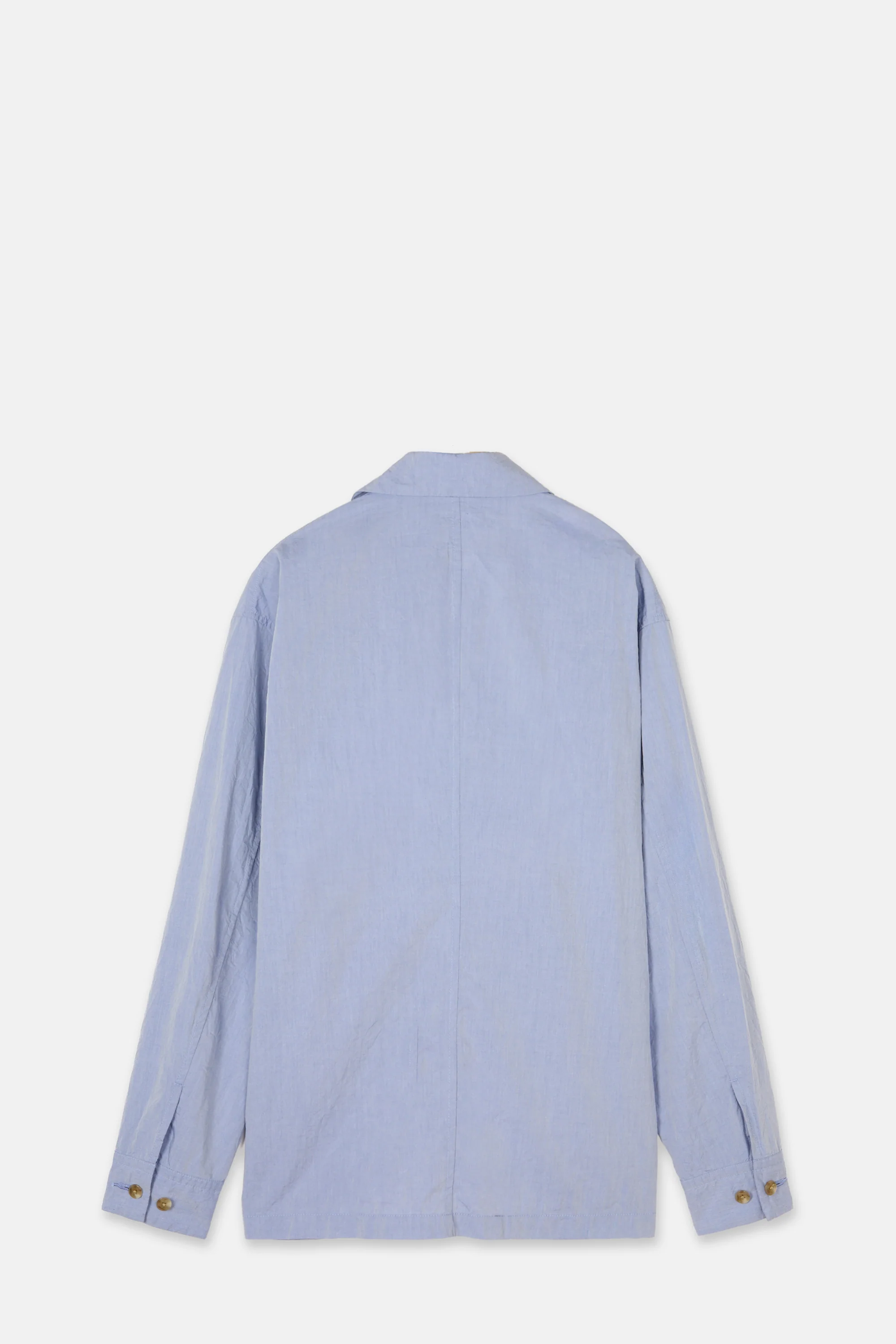 Blue Co Crinkle Typewriter Shirt Jacket - Image 6