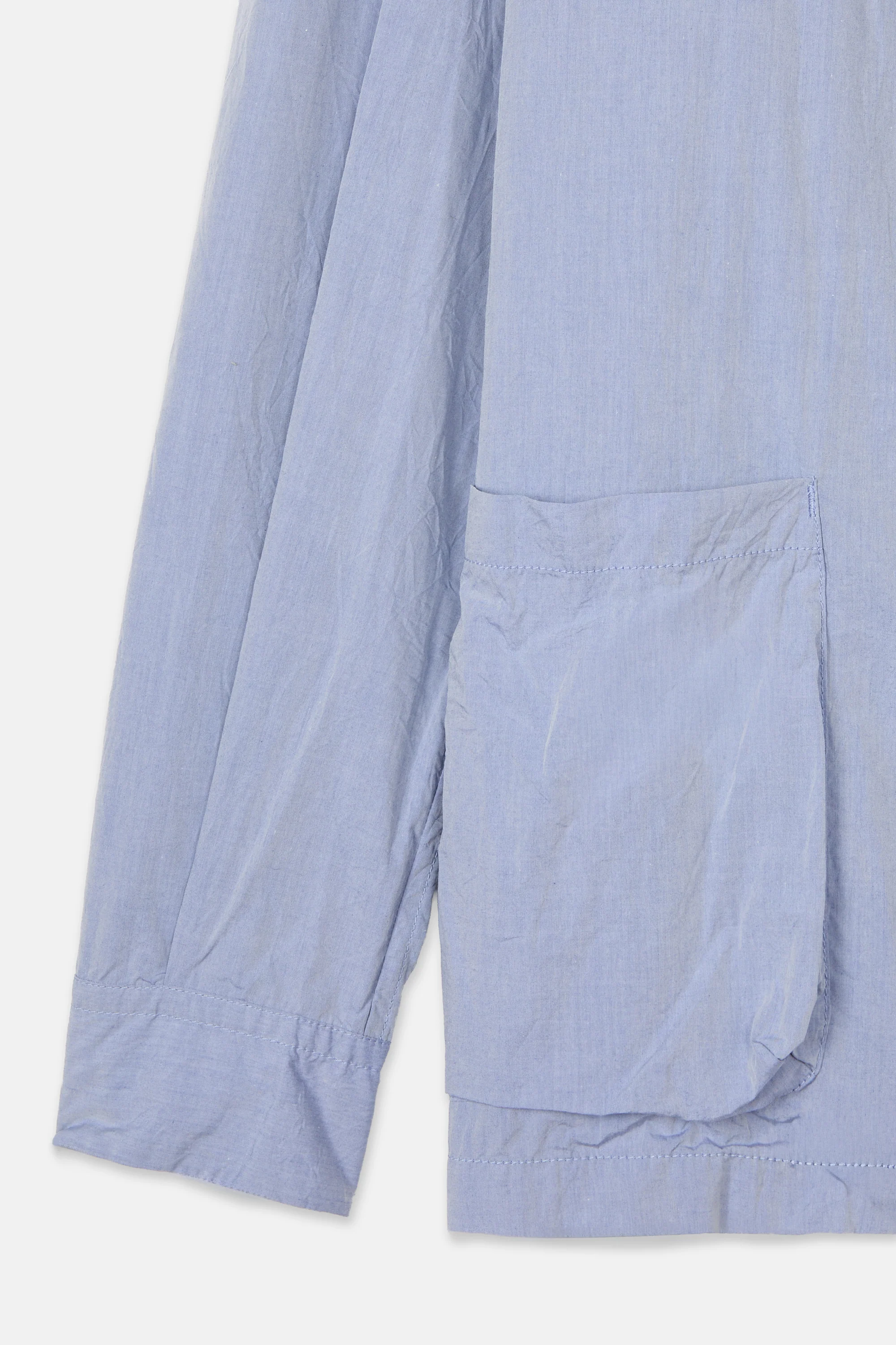 Blue Co Crinkle Typewriter Shirt Jacket - Image 8