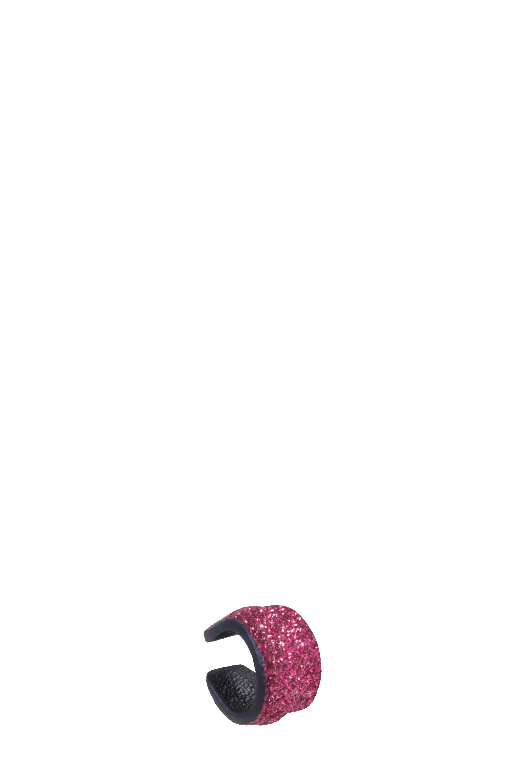 Crystal Magenta Luce Ear Cuff