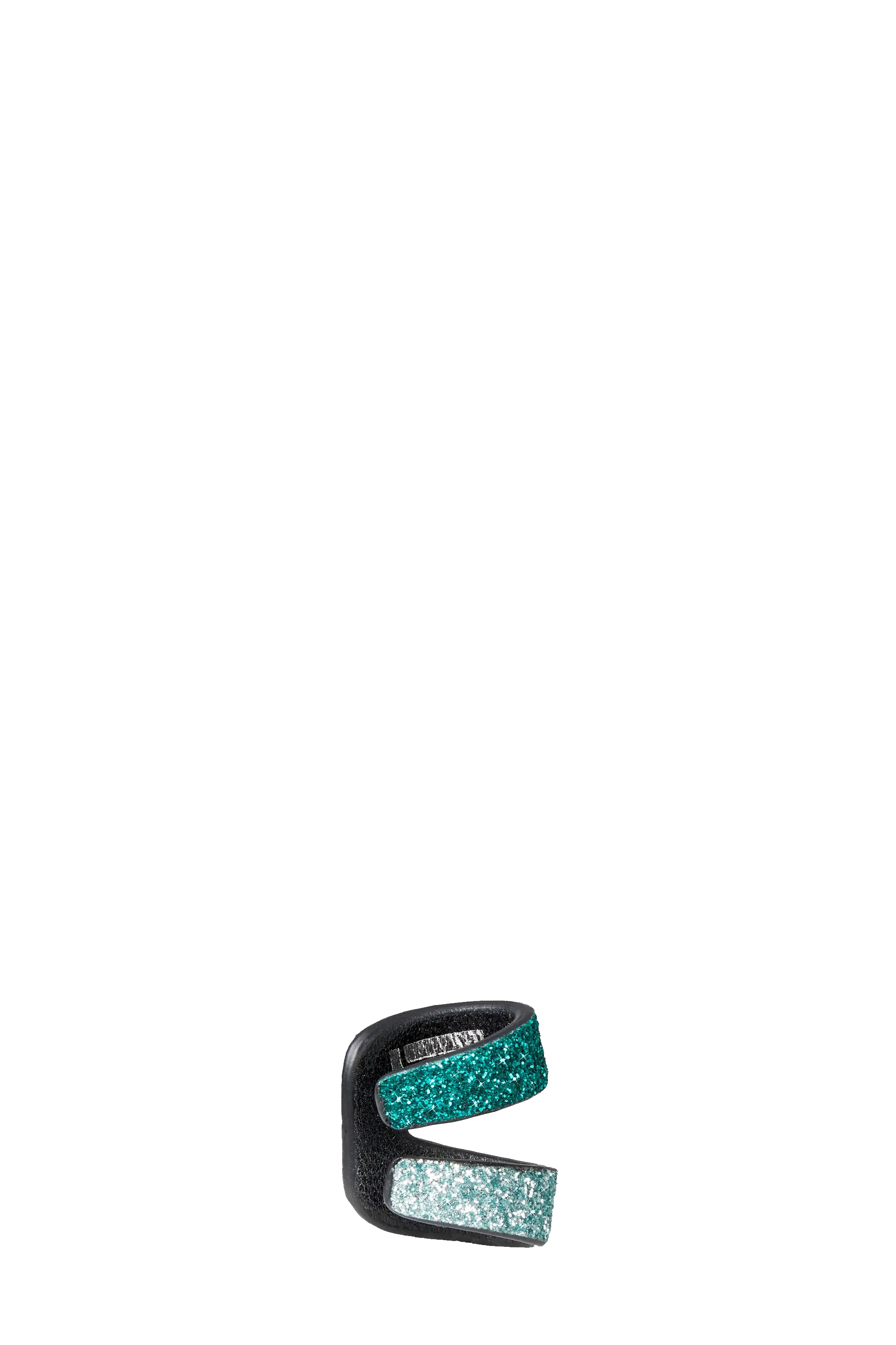 Crystal Mint Duo Ear Cuff