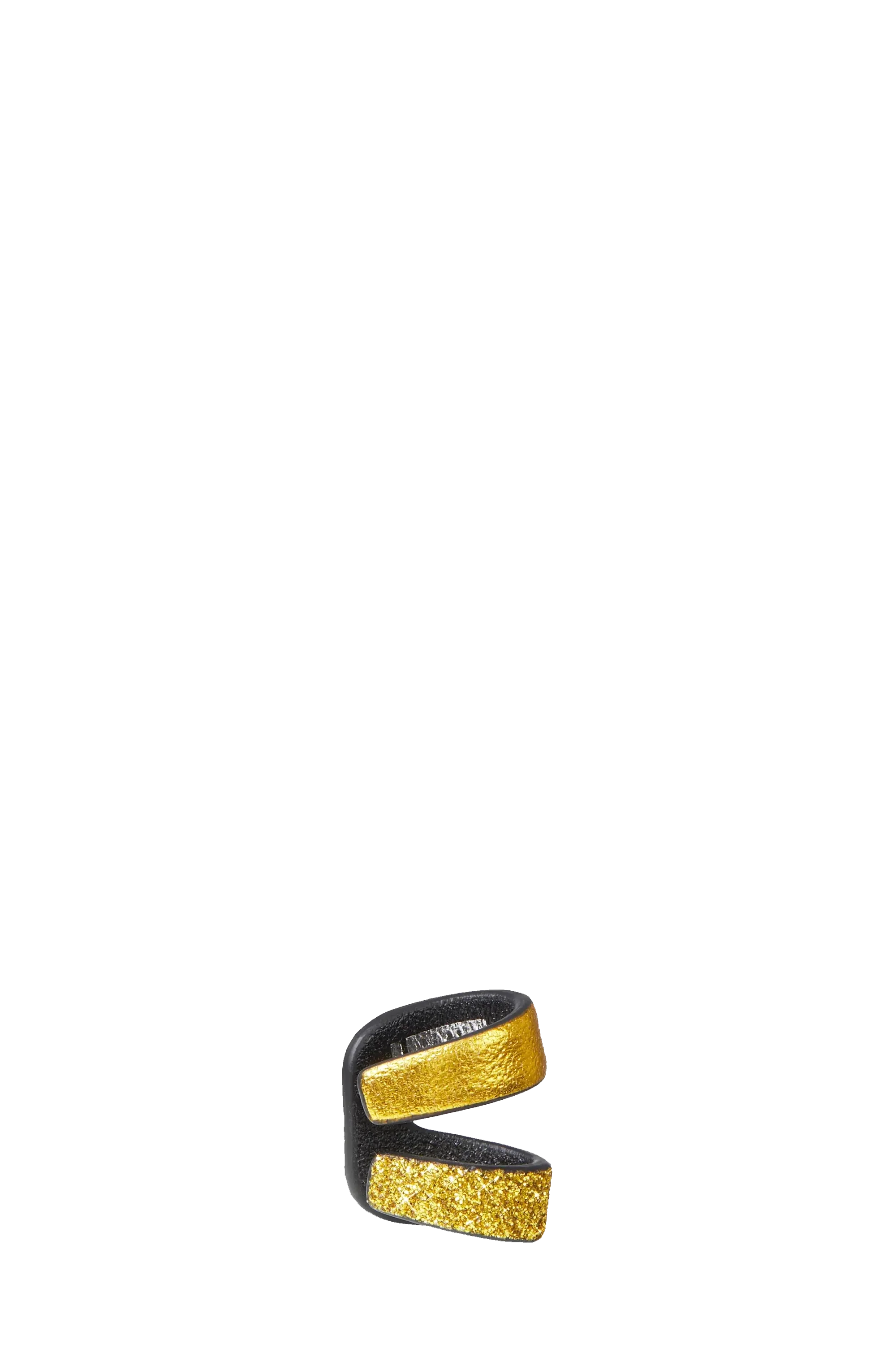 Crystal Yellow Duo Ear Cuff