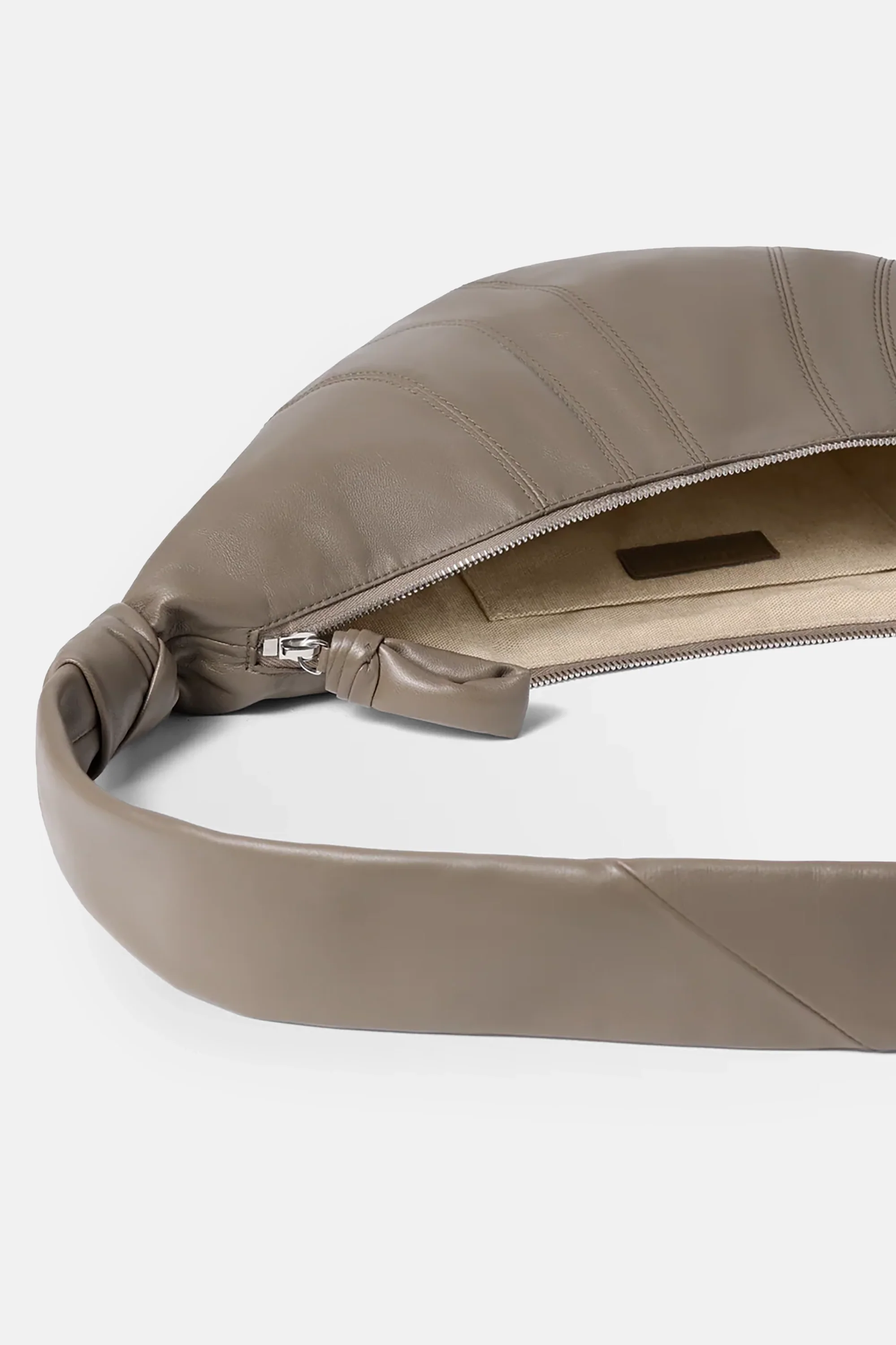 Dark Khaki Medium Croissant Bag - Image 3