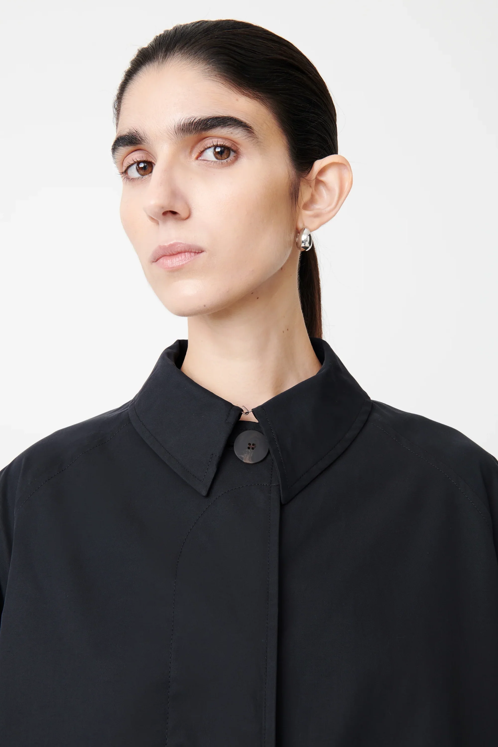 Dark Navy Holin Technical Coat - Image 3