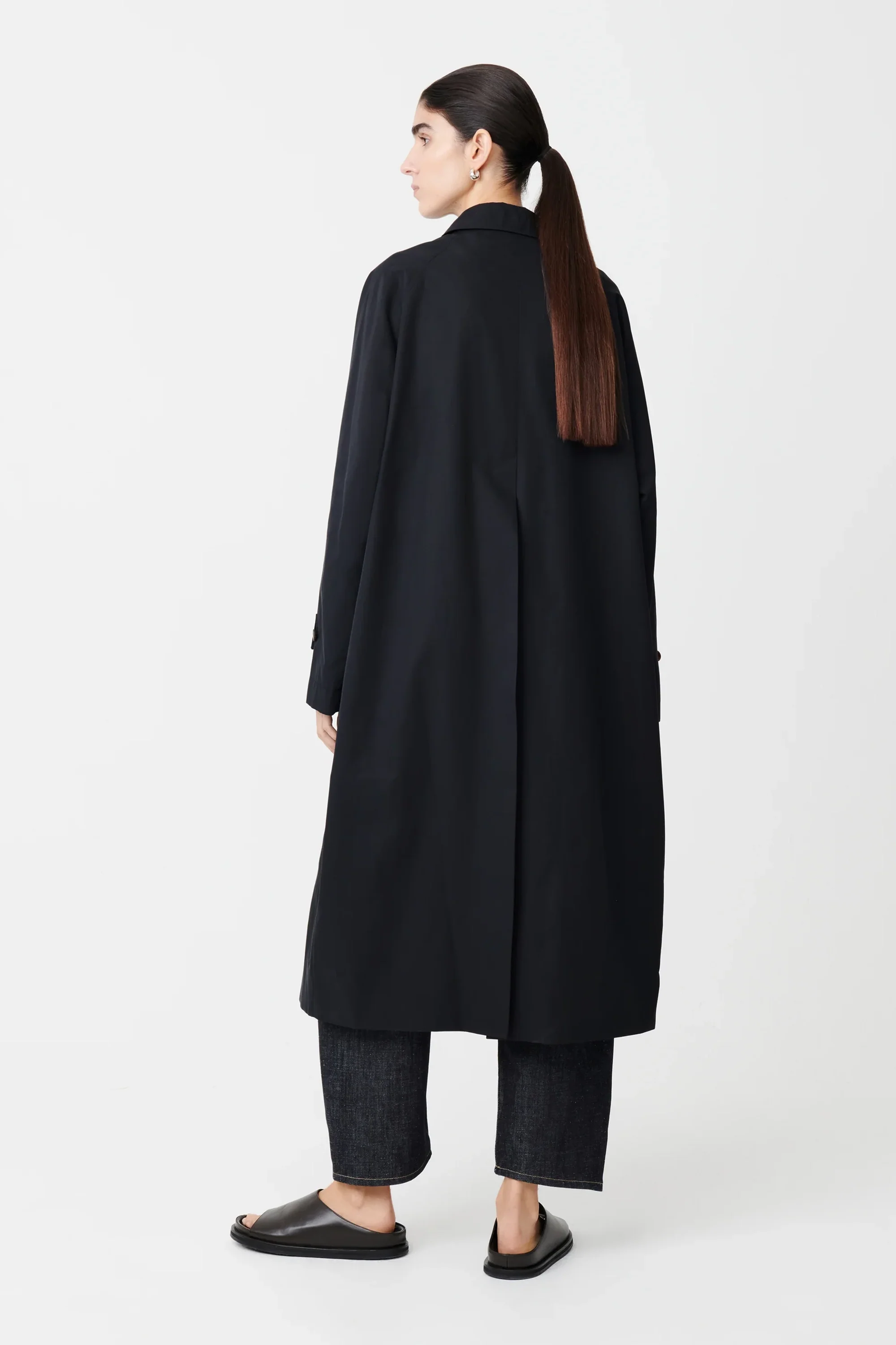 Dark Navy Holin Technical Coat - Image 4