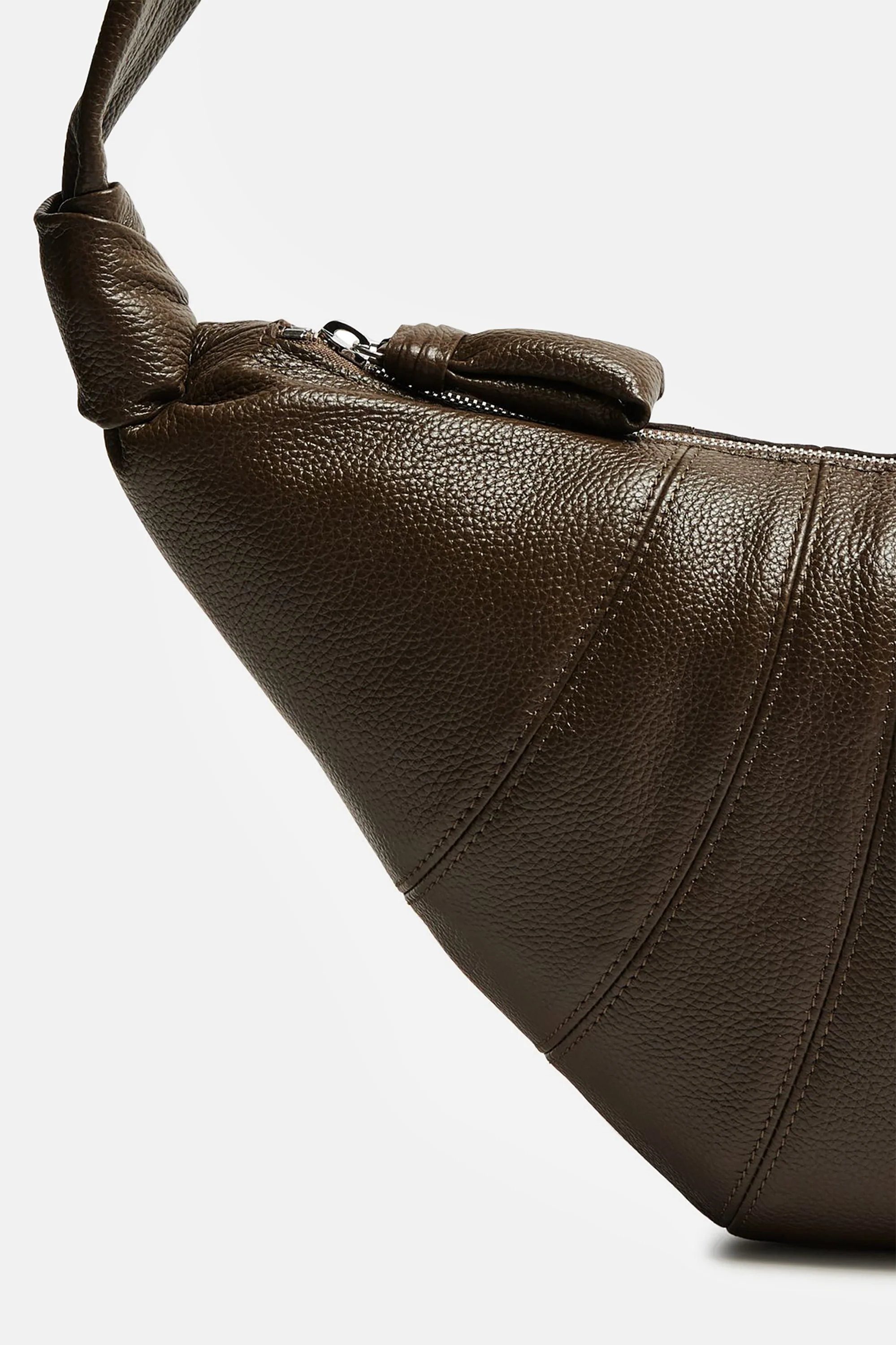 Dark Olive Medium Croissant Bag - Image 4