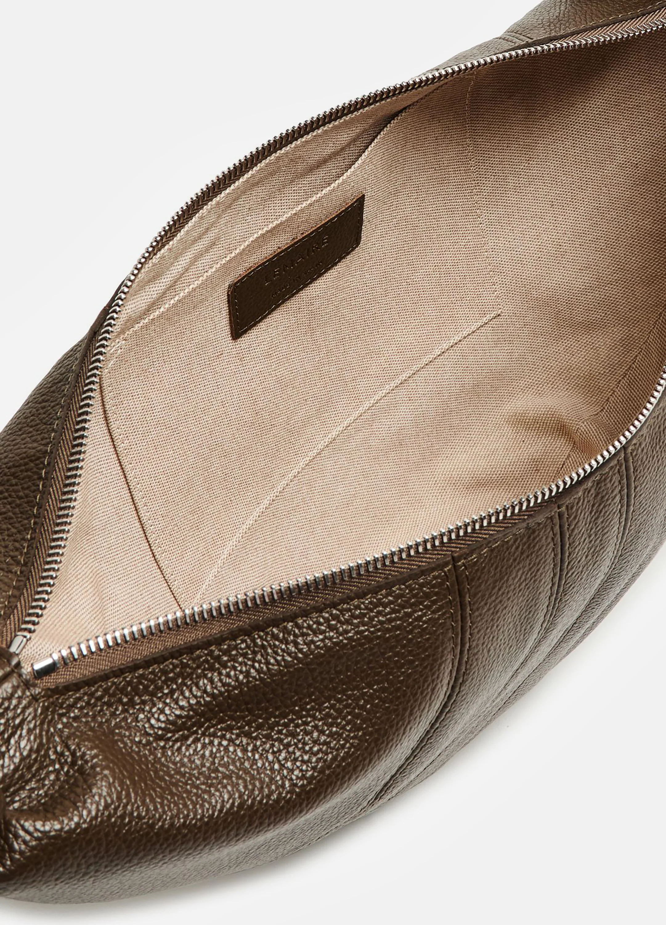 Dark Olive Medium Croissant Bag - Image 5