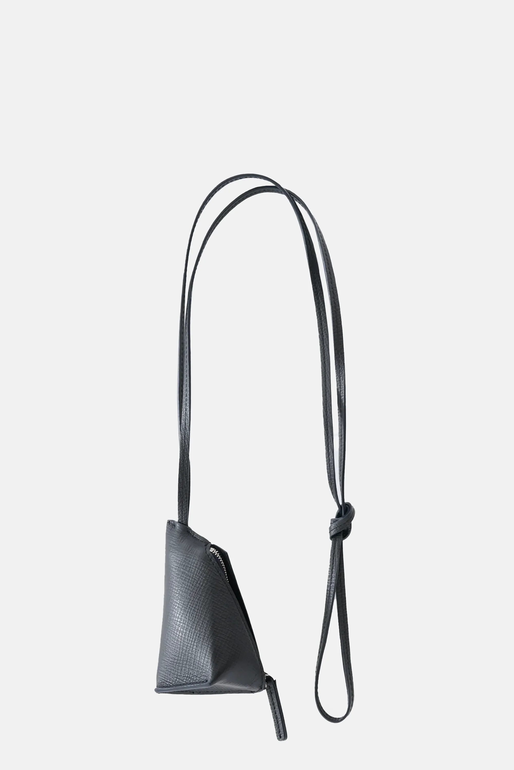 Darkest Navy Pouch Pochi Leather Bag - Image 2