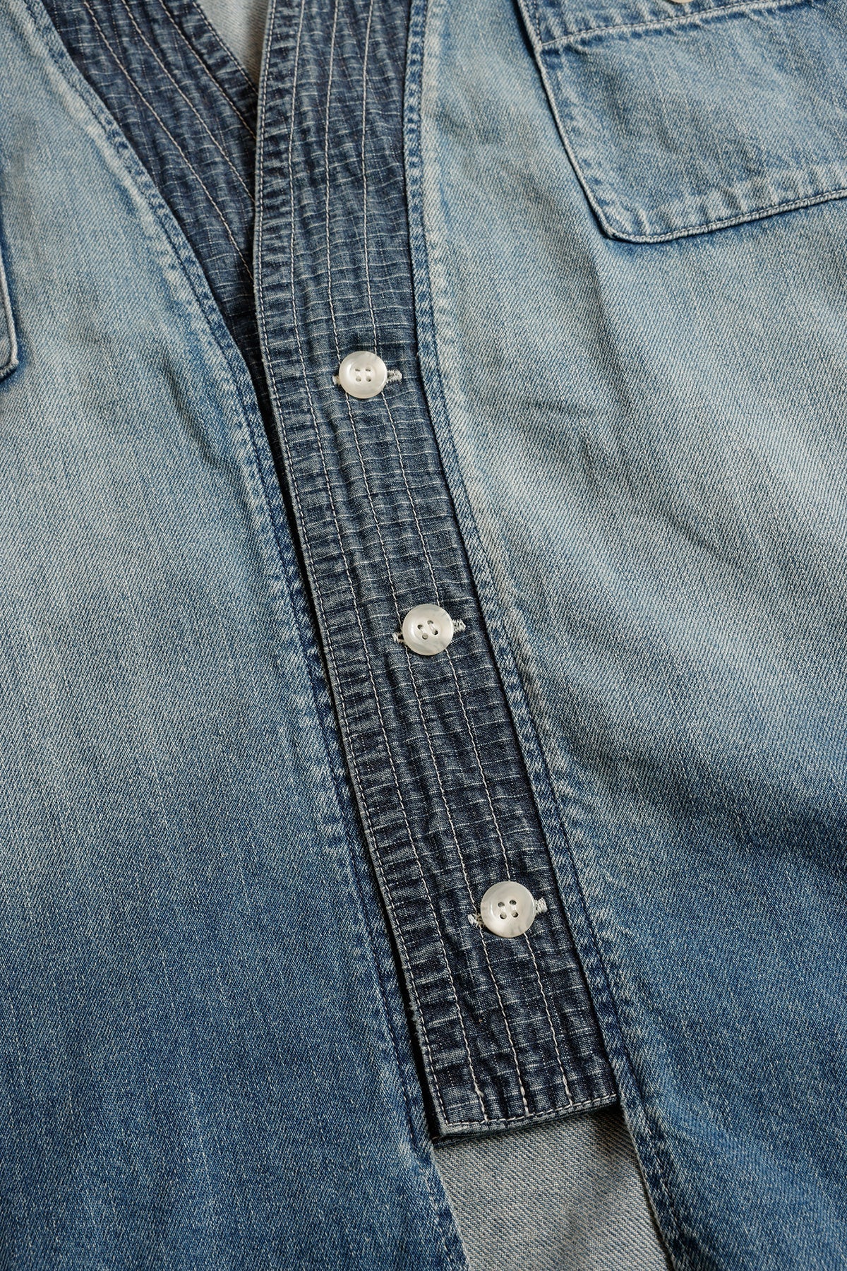 Denim Haori Shirt 3Yr Wash - Image 3