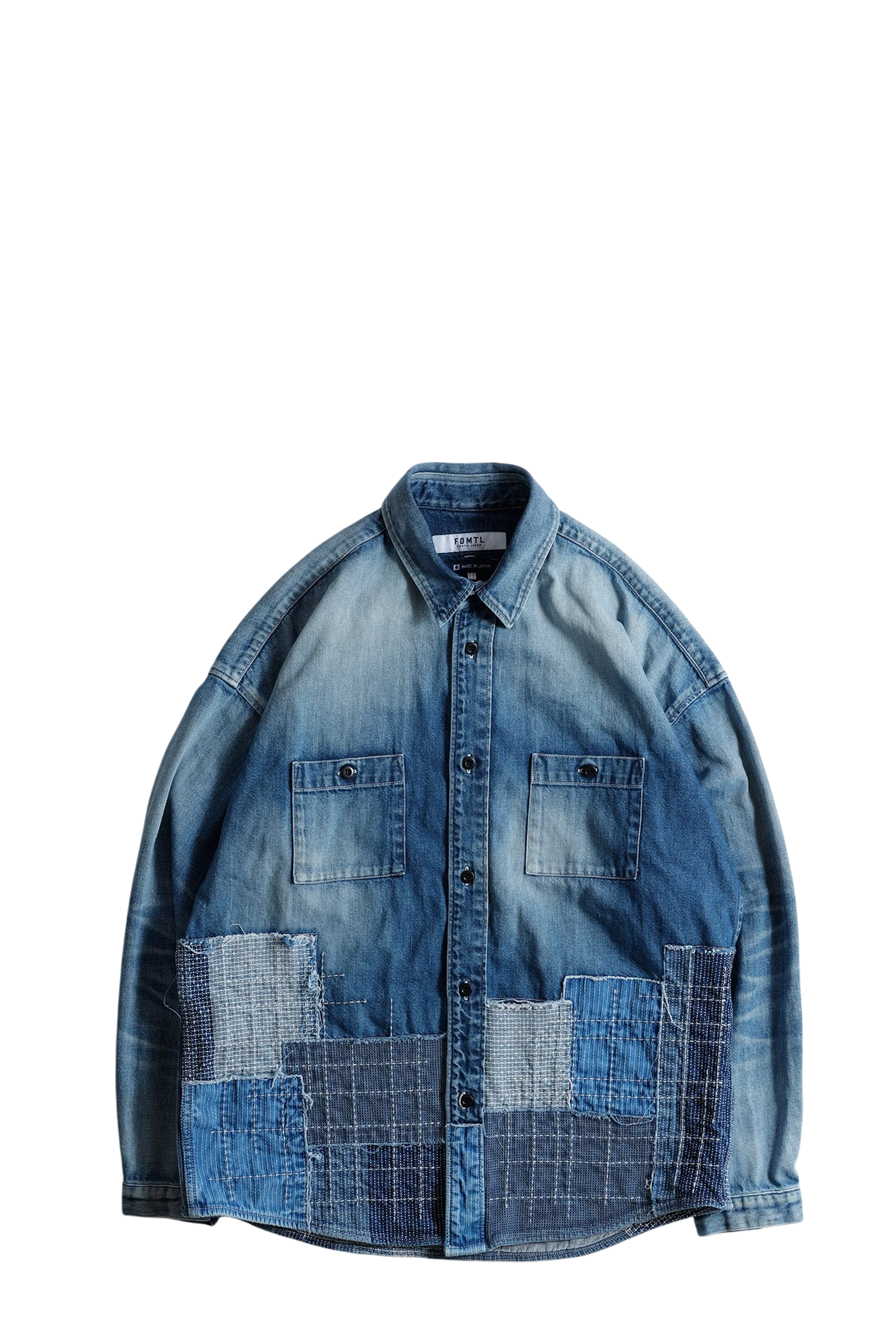Denim Sashiko Shirt 3Yr Wash
