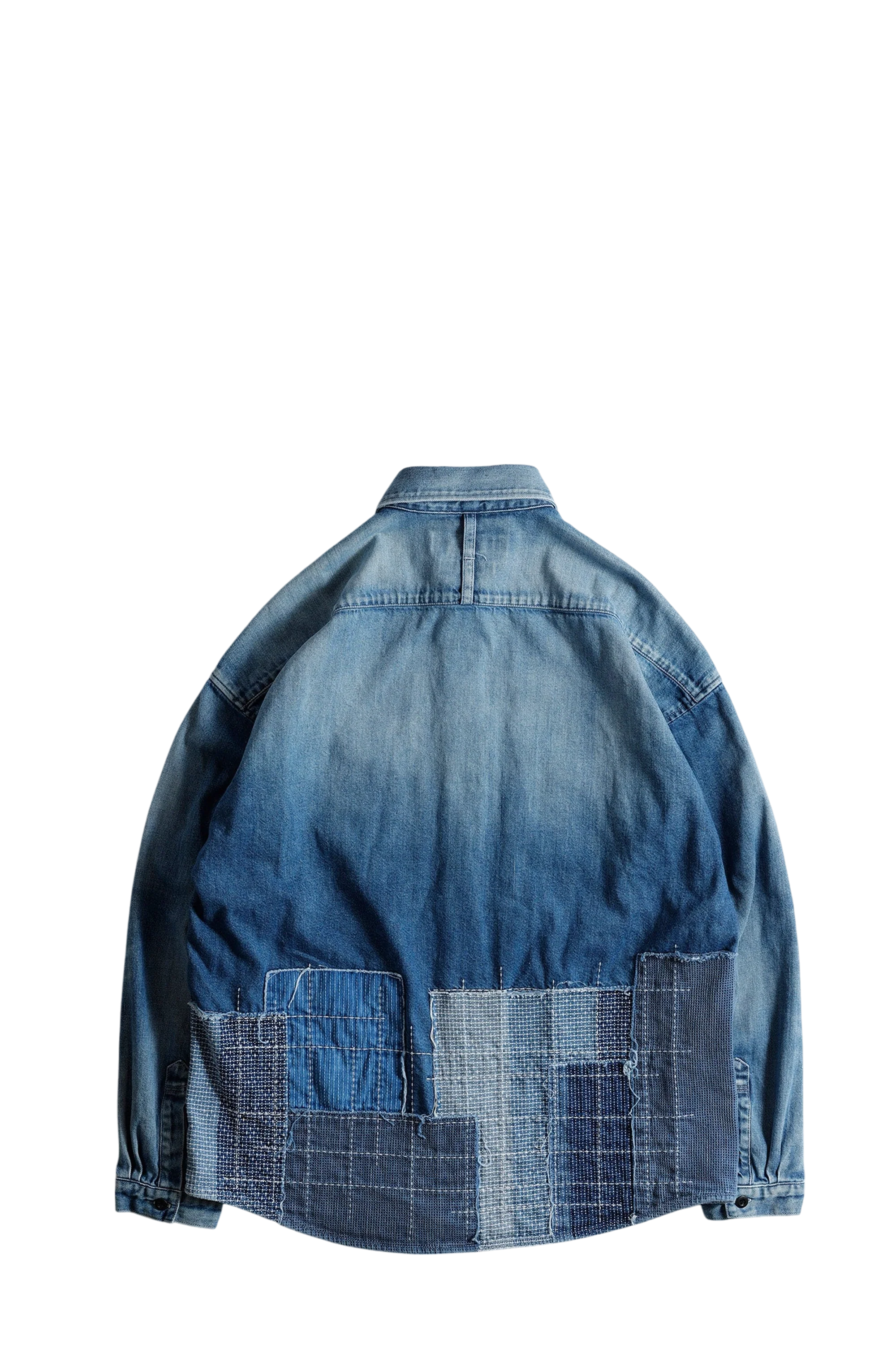 Denim Sashiko Shirt 3Yr Wash - Image 3