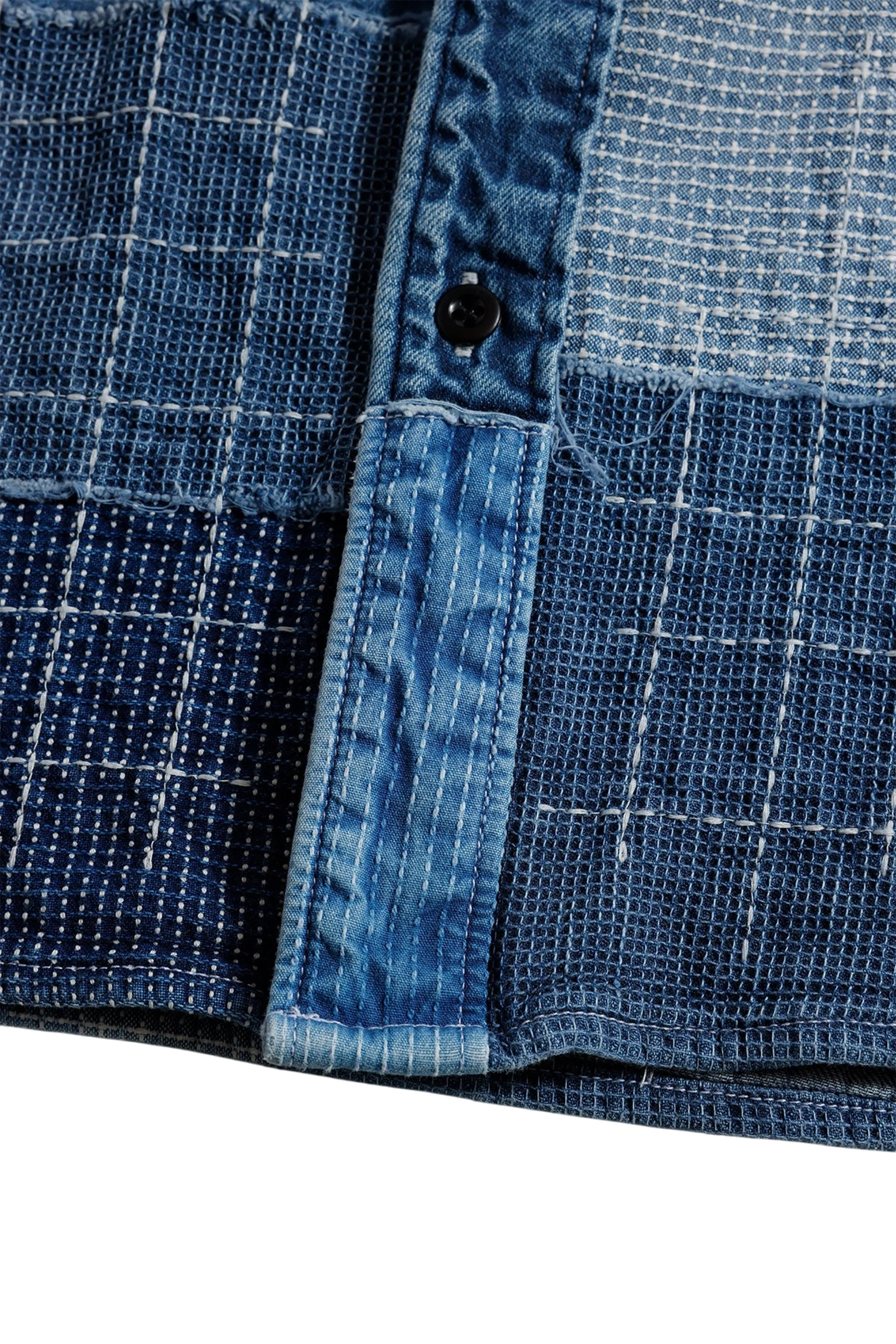 Denim Sashiko Shirt 3Yr Wash - Image 5