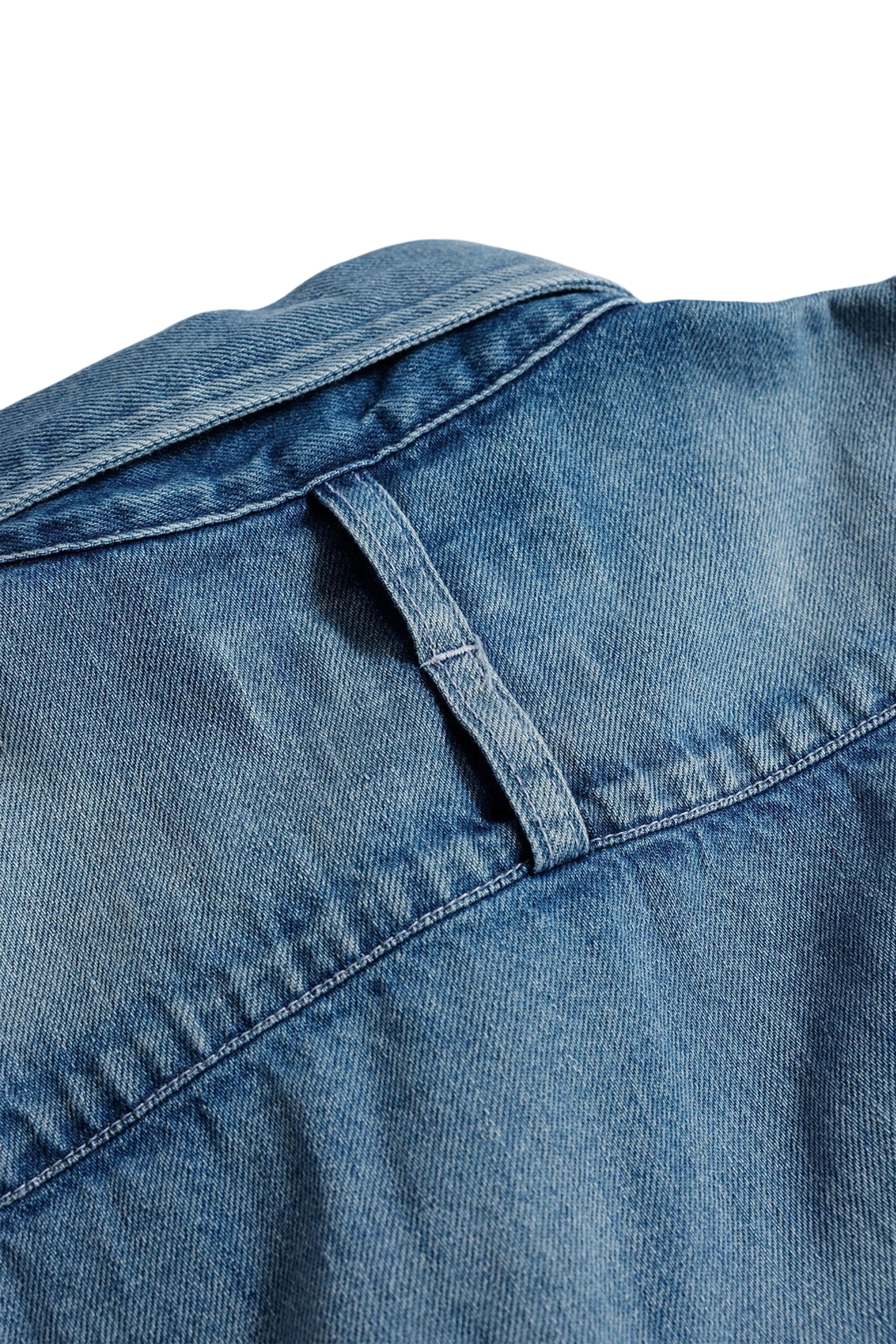 Denim Sashiko Shirt 3Yr Wash - Image 7