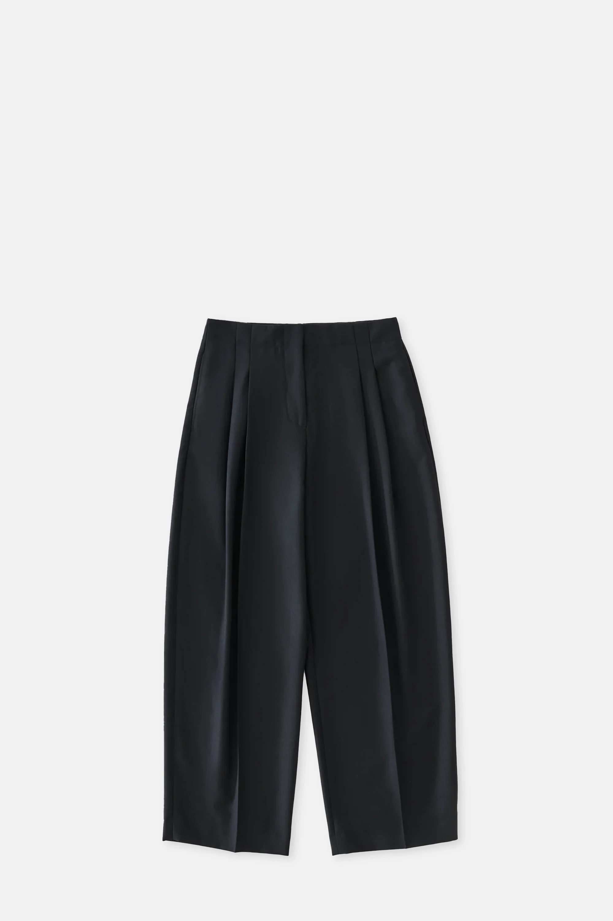 Darkest Navy Lira Double Pleat Pant
