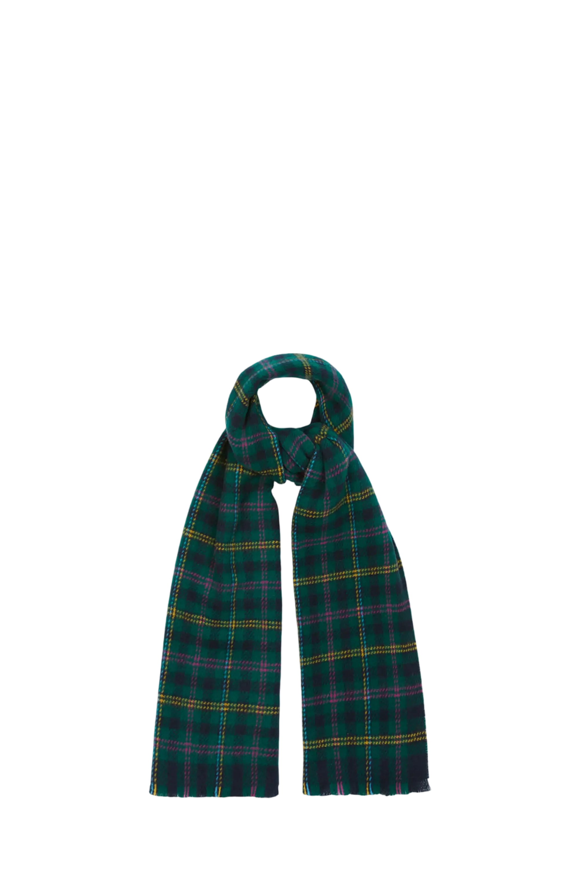 Check Woollen Rectangle Scarf