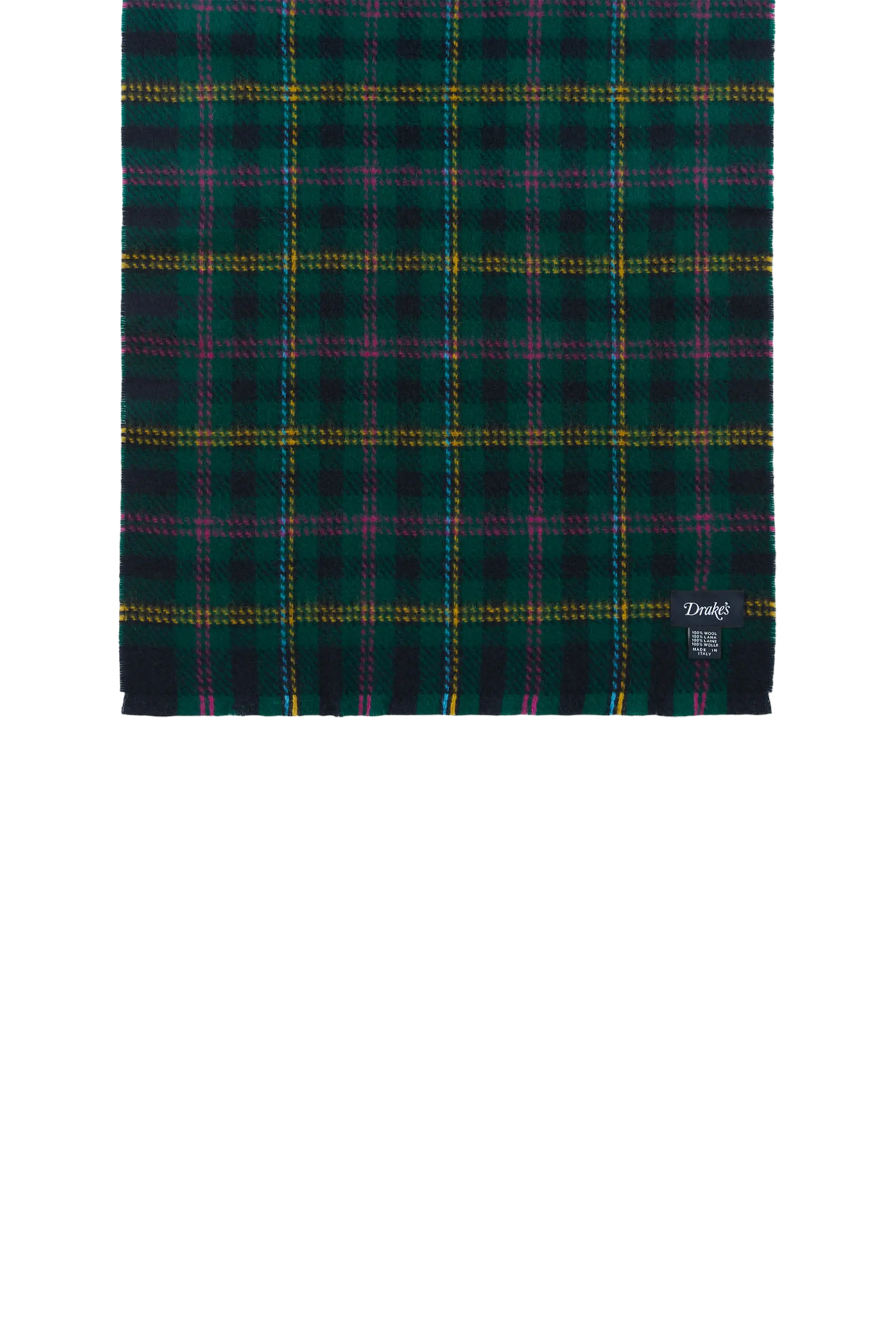 Check Woollen Rectangle Scarf - Image 3