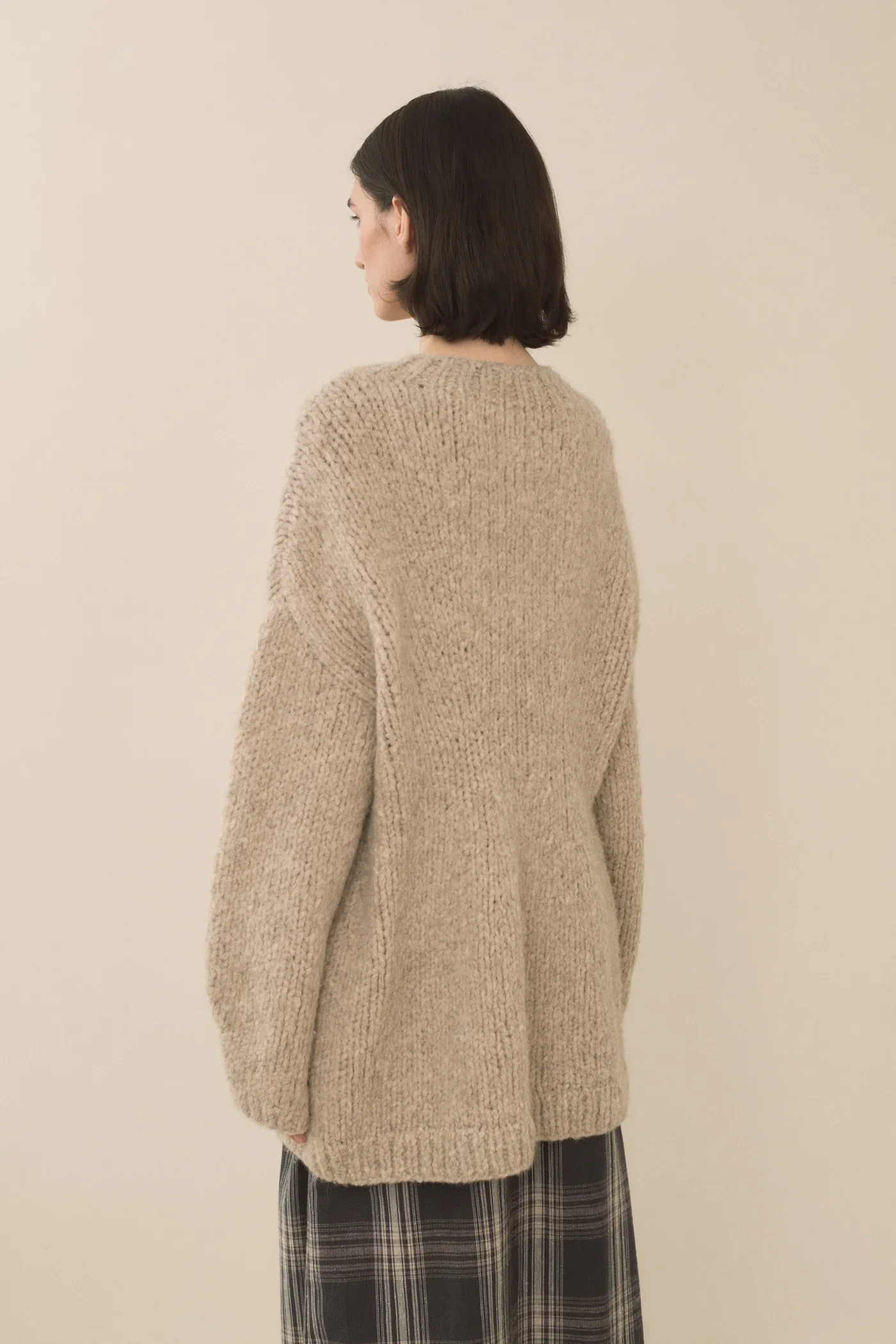 Dust Handknit Peplum Pullover - Image 3