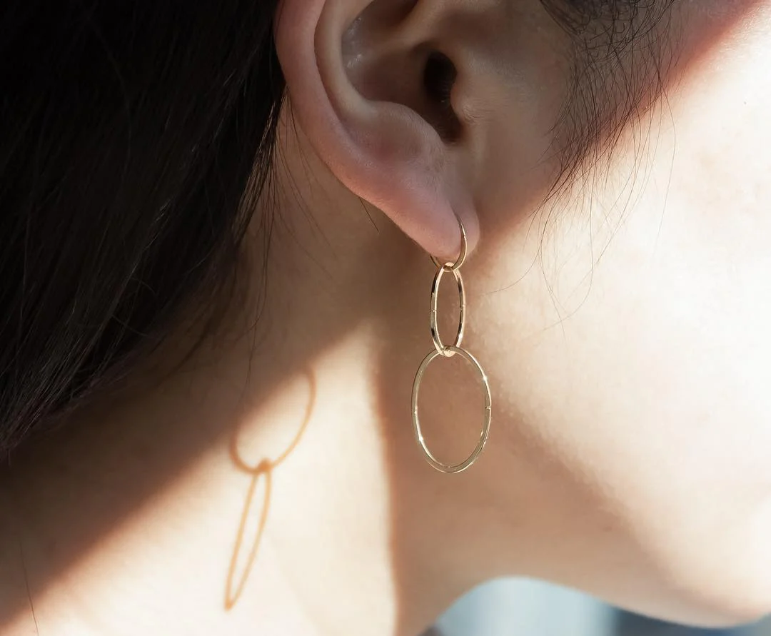 Gold Form Earring 10(01) - Image 3