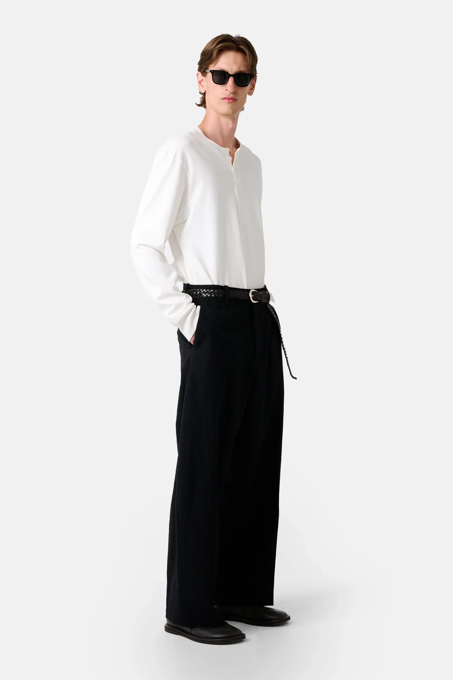 Black Fume Curved Pant - Image 5